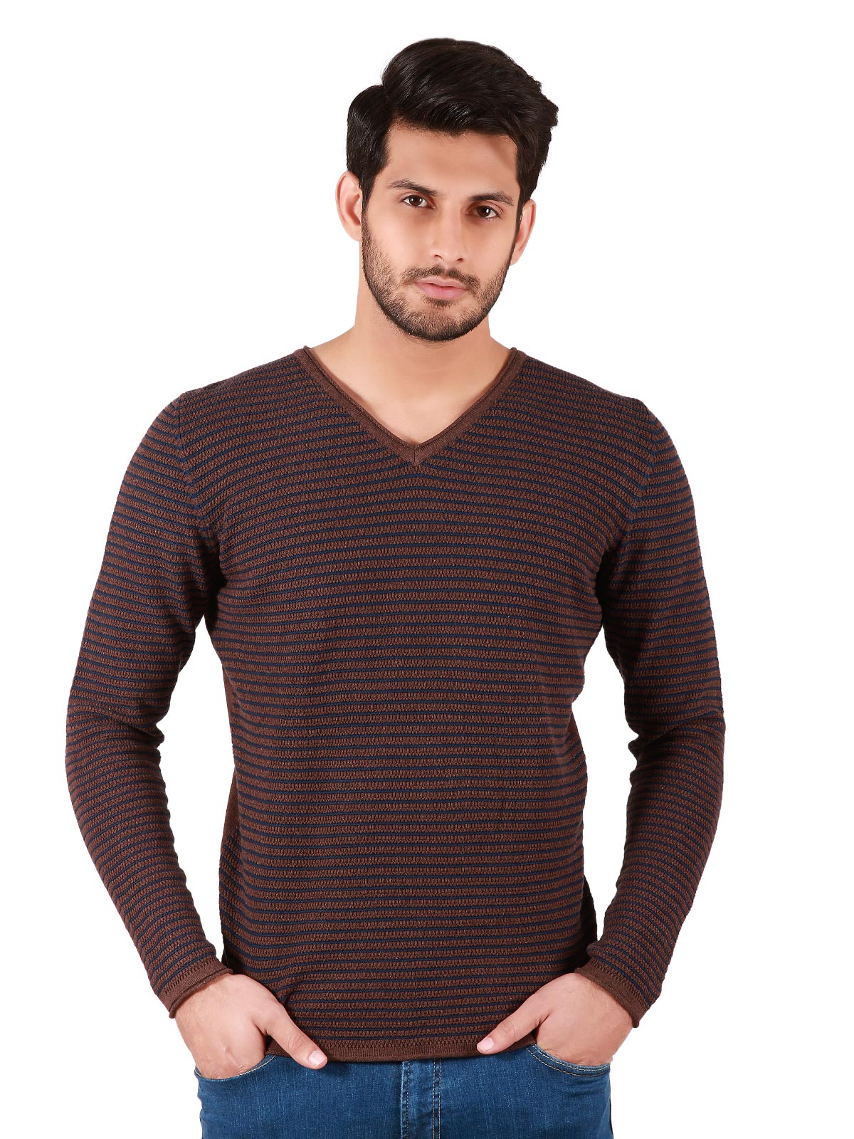V-Neck Sweater - EMTSWT19-015