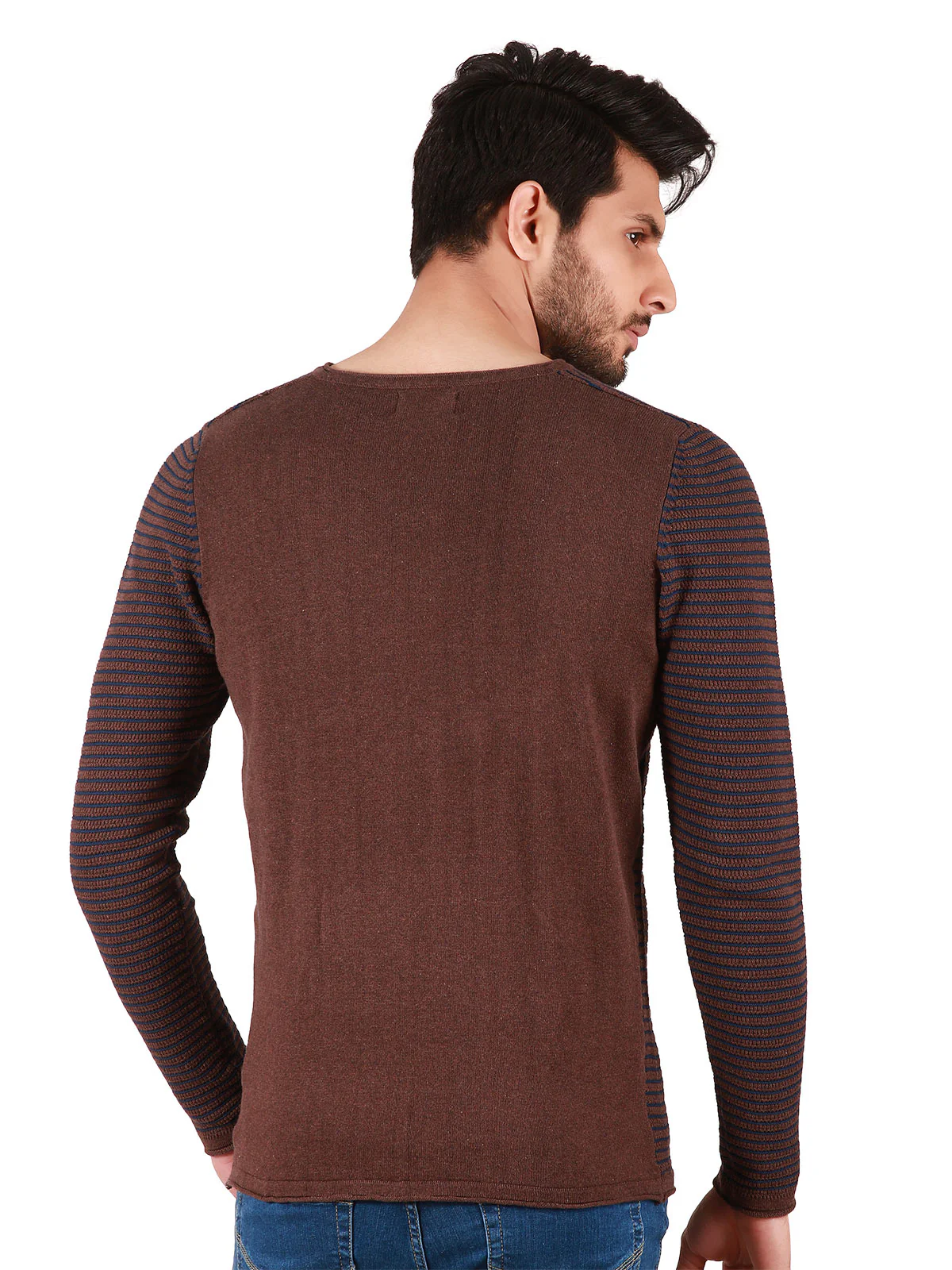 V-Neck Sweater - EMTSWT19-015 - Image 3
