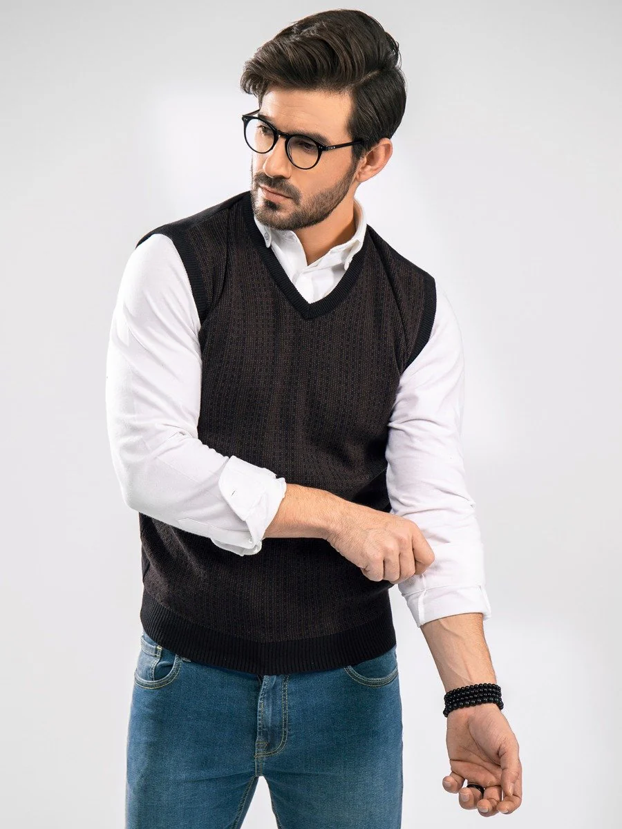 Sleeveless Sweater - EMTSWT20-025 - Image 2