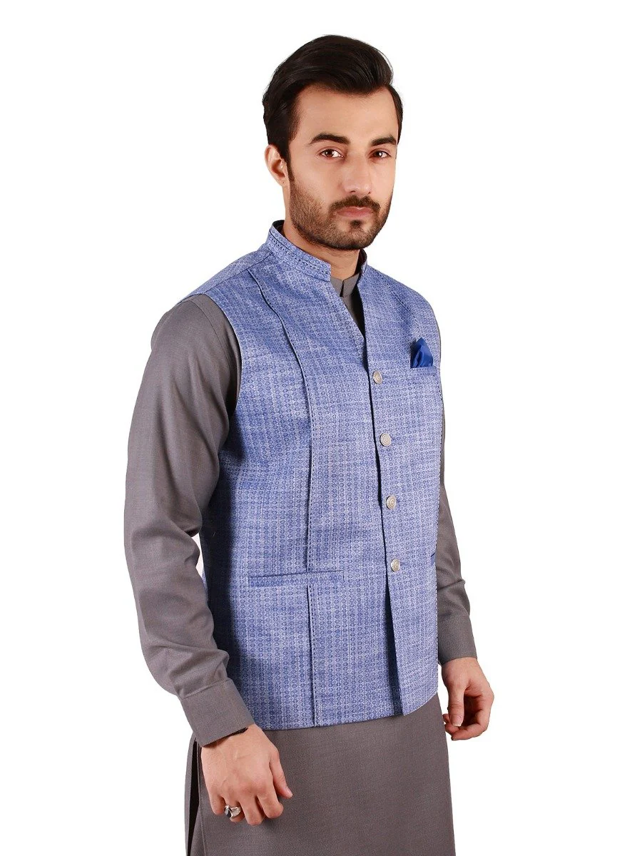 Cotton Waistcoat - EMTWC19-35688 - Image 2