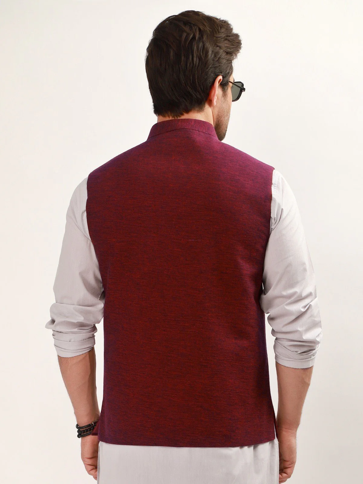 Khaddar Waistcoat - EMTWC21-35744 - Image 3