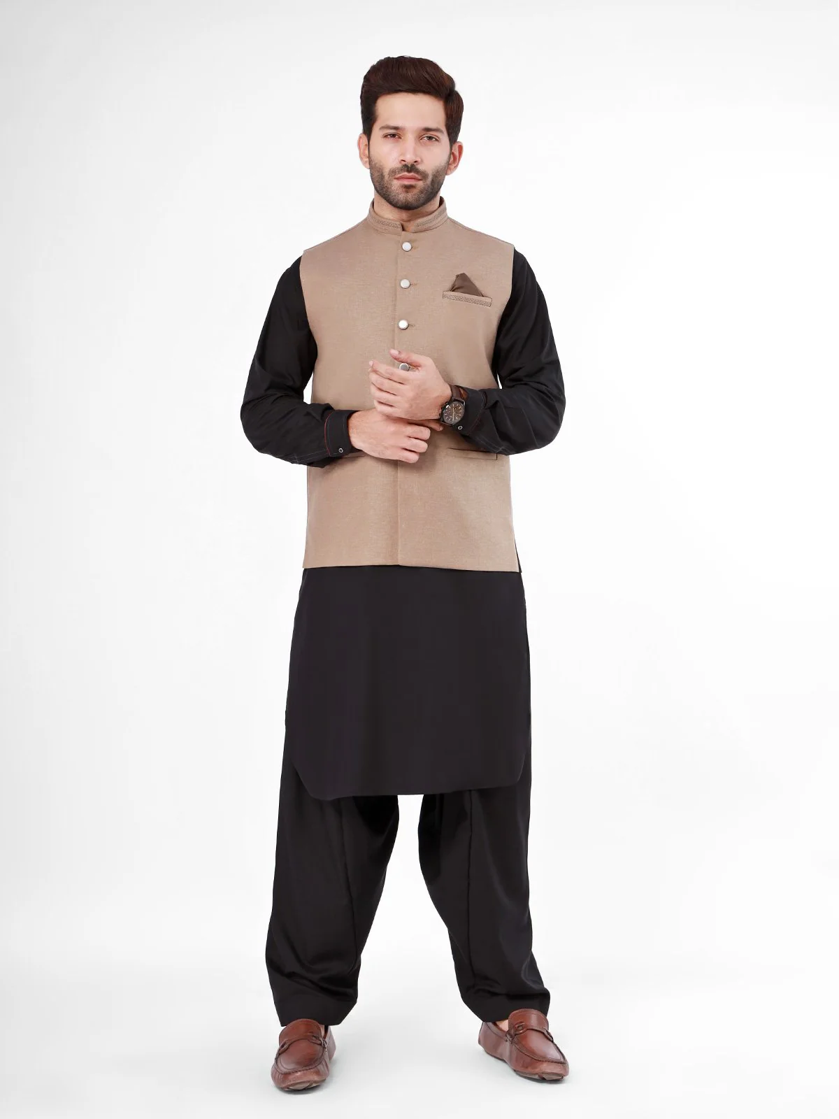 Linen Waistcoat - EMTWC21-35751