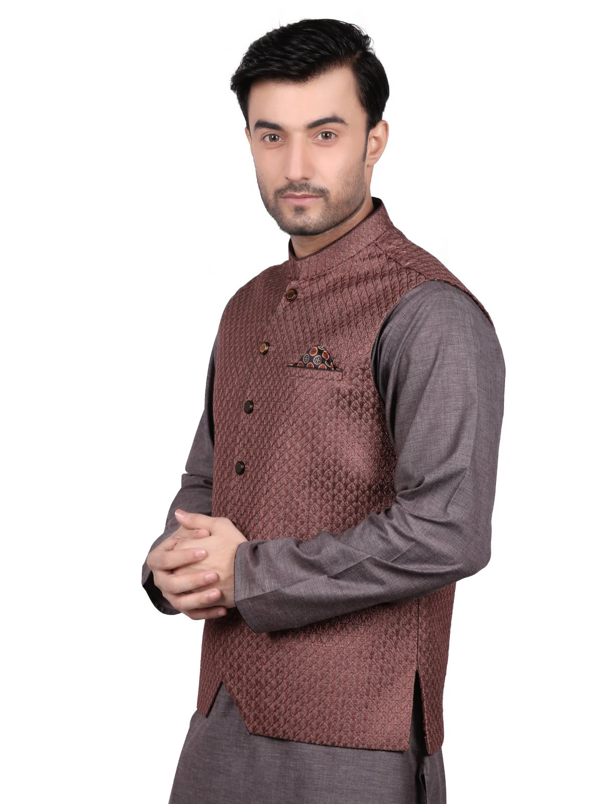 Satin Waistcoat - EMTWCC18-022 - Image 2