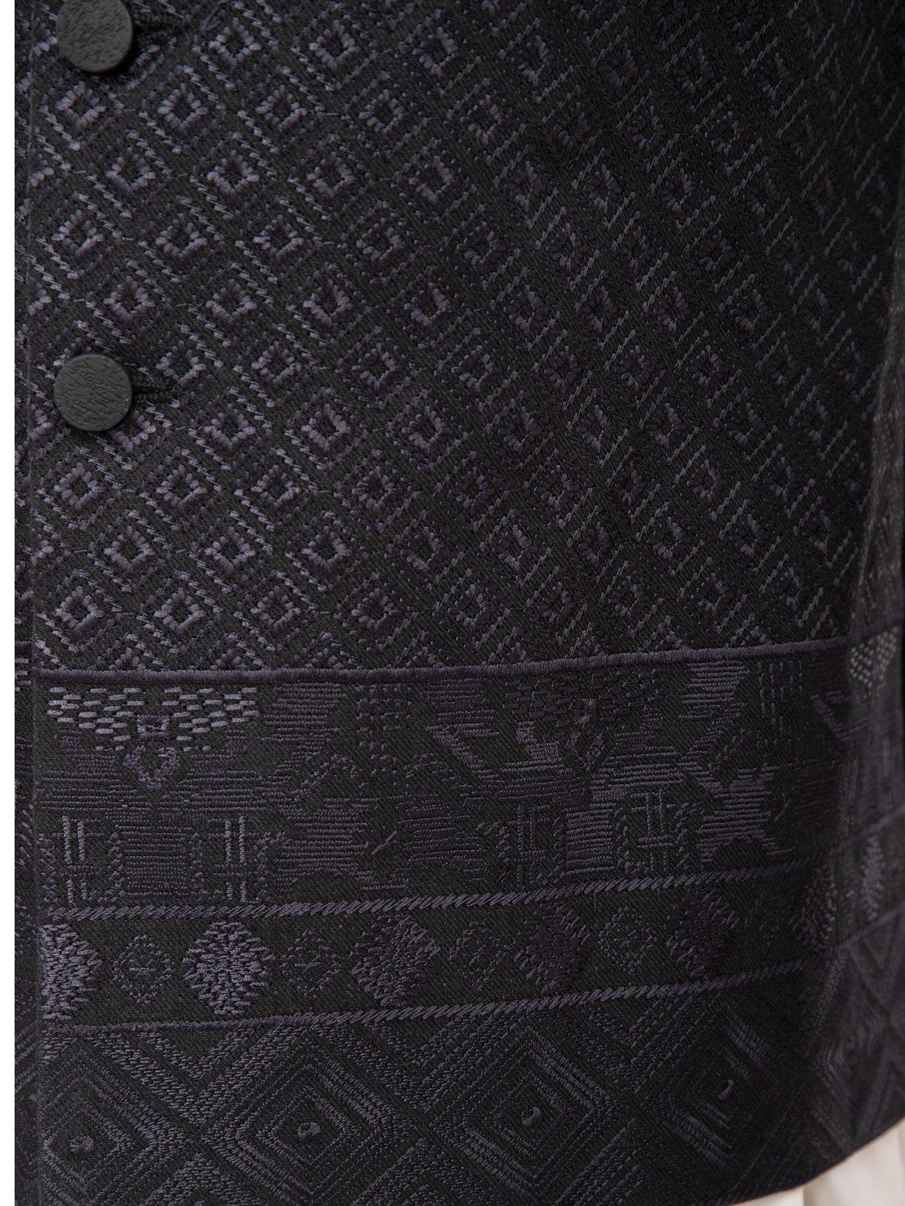 Embroidered Linen Waistcoat - EMTWCC21-081 - Image 4