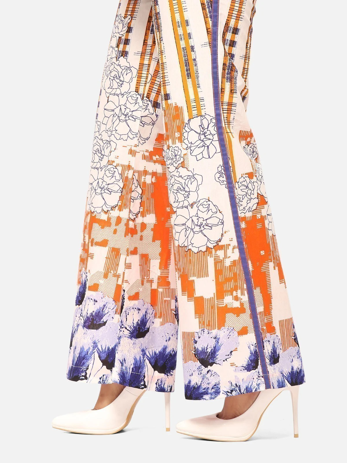 Printed Lawn Trouser - EWBP20-76226 - Image 2