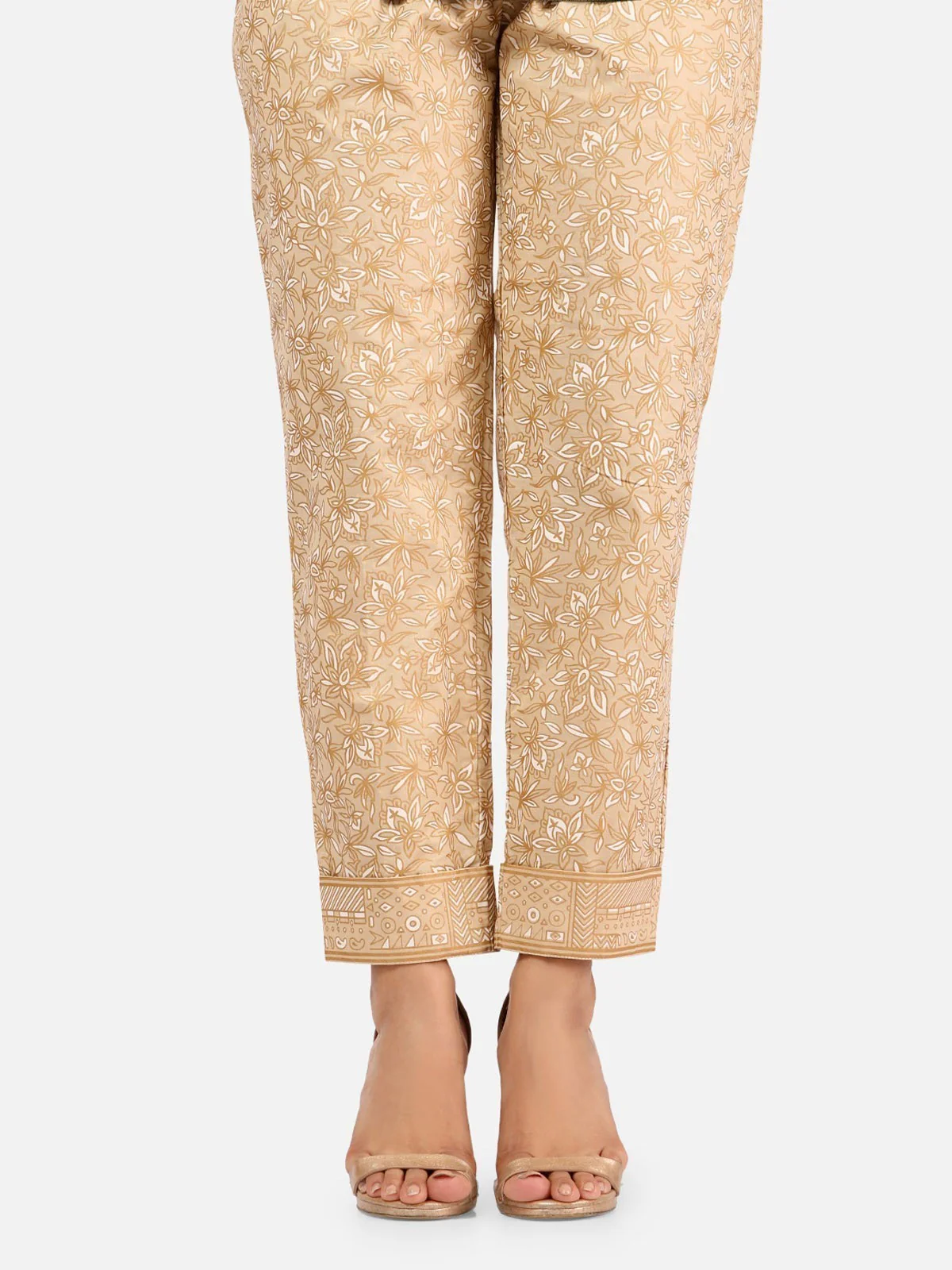 Printed Cotton Trouser - EWBP20-76238