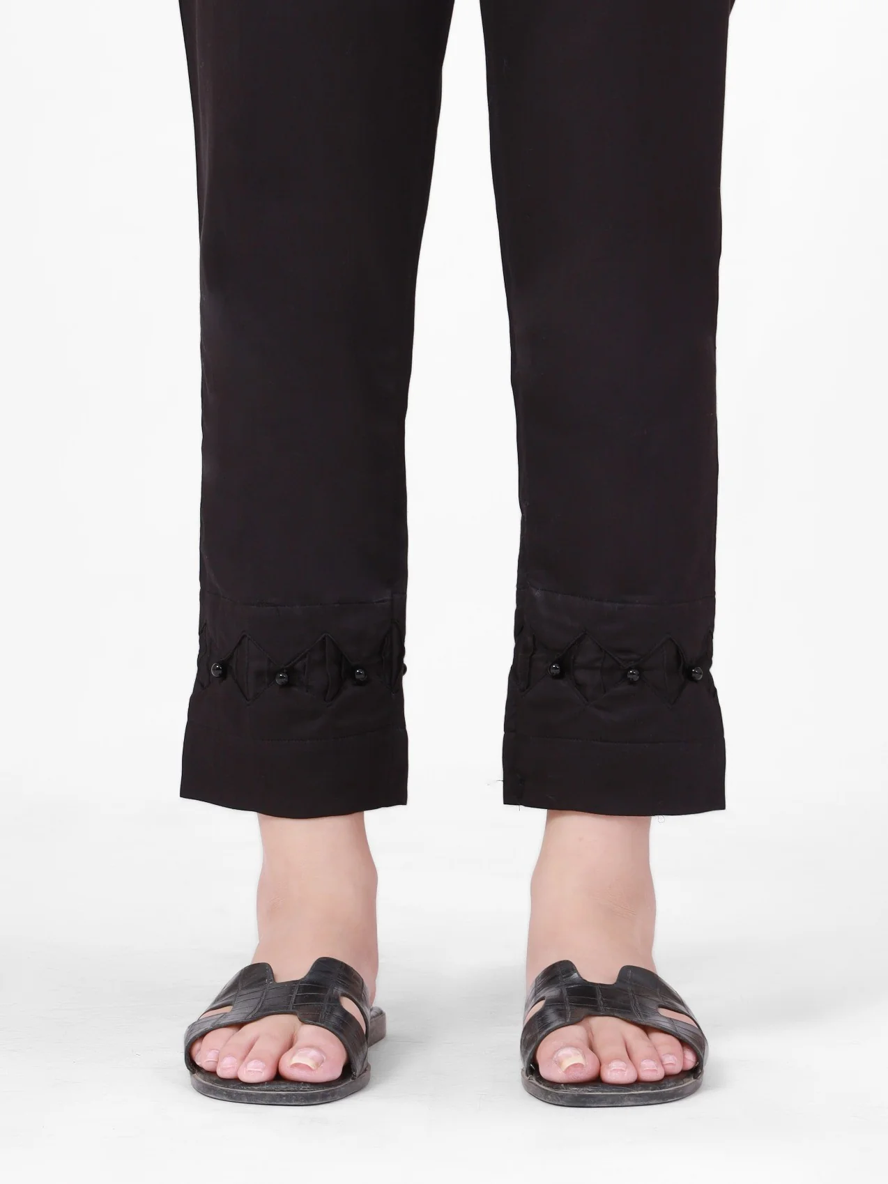Printed Satin Trouser - EWBP21-76296