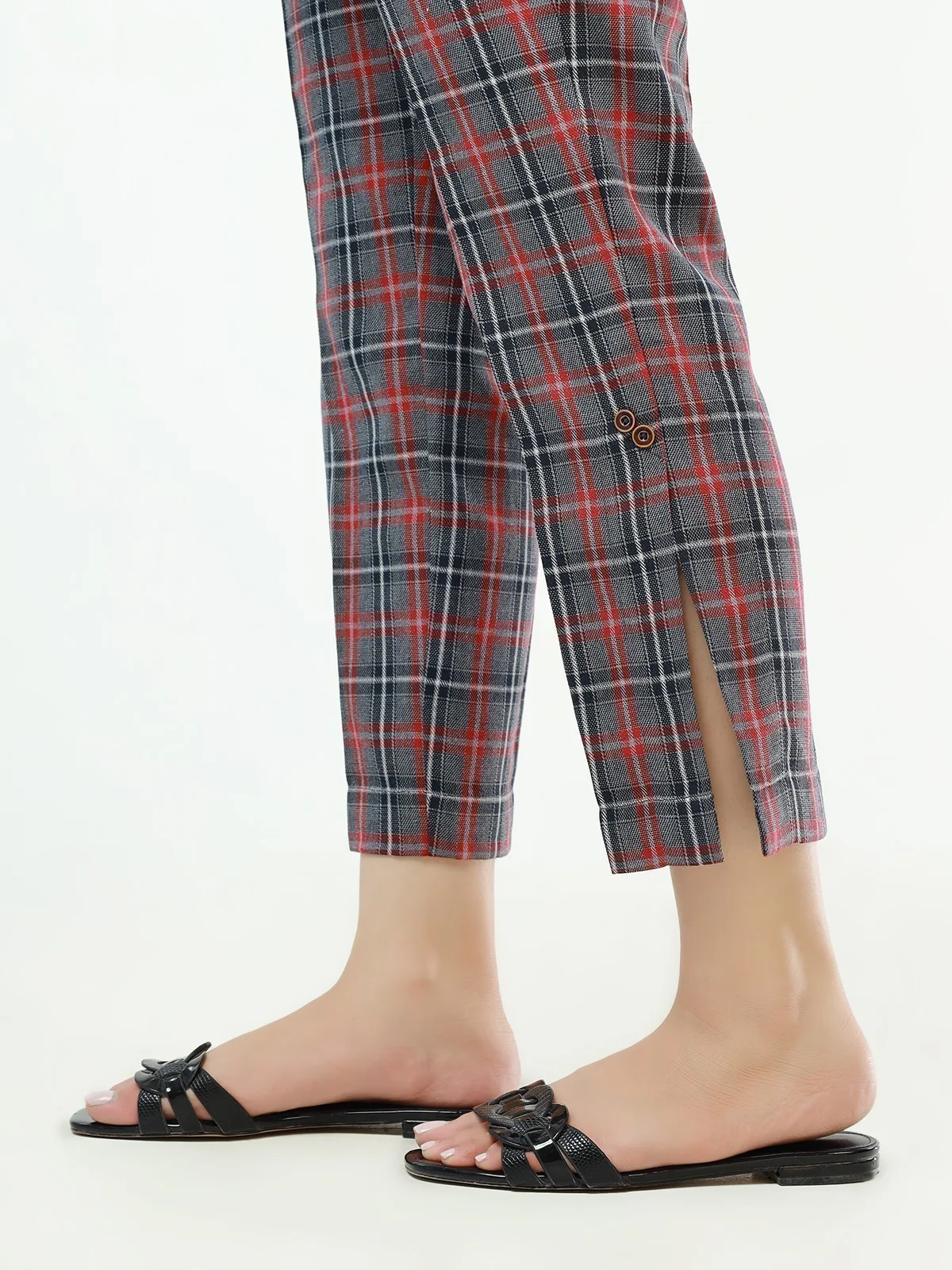 Printed Flannel Trouser - EWBP21-76340 - Image 2