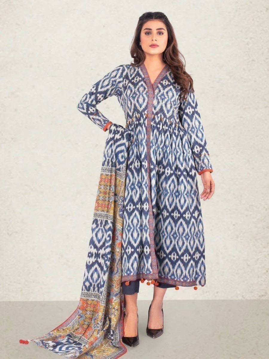 Printed Lawn Suit - EWU20A3-20073