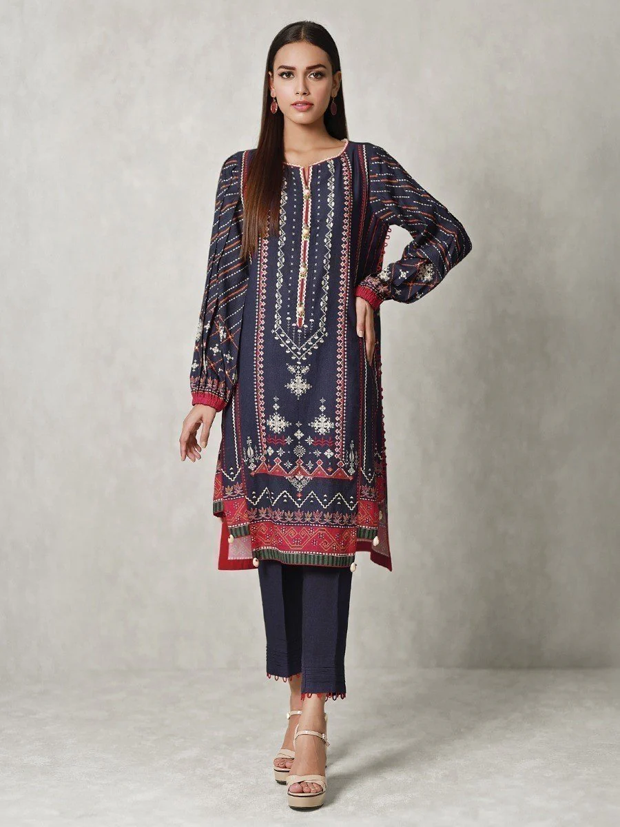 Embroidered Cotton Shirt - EWU20W12-20202