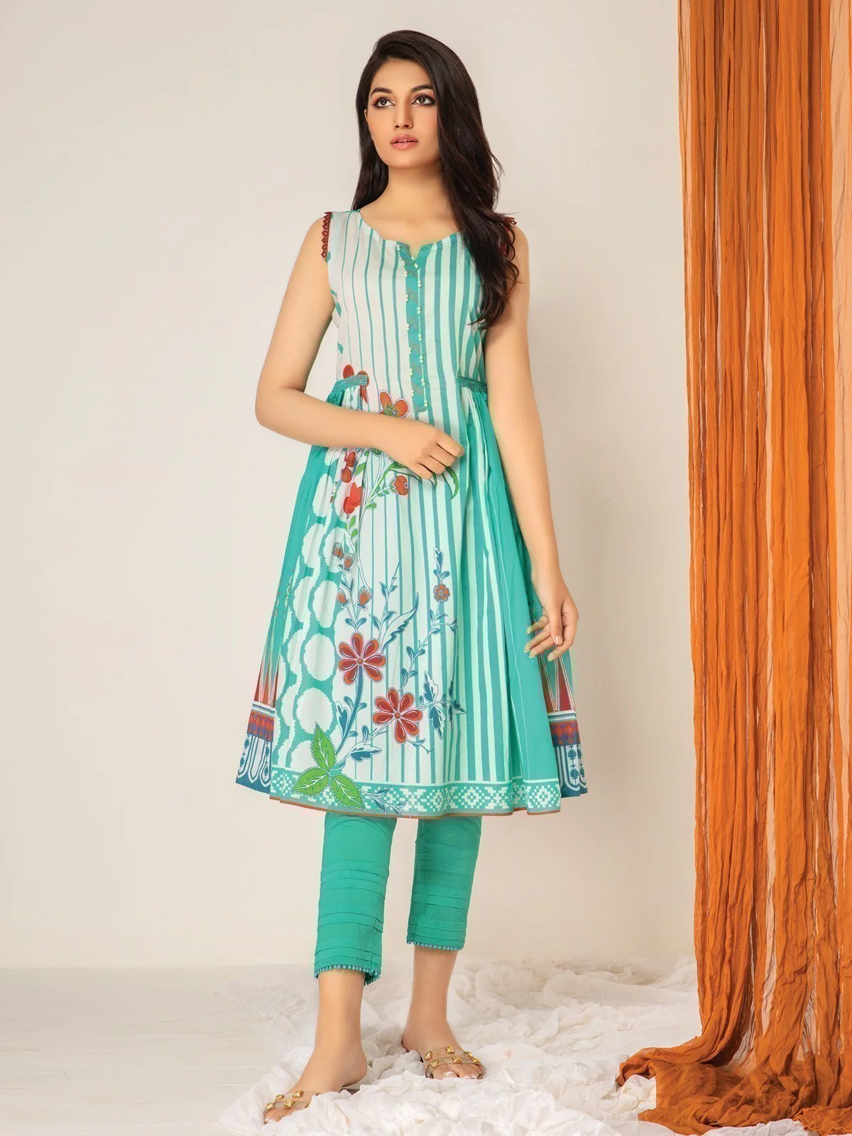 Printed Lawn Shirt - EWU21A1-20568