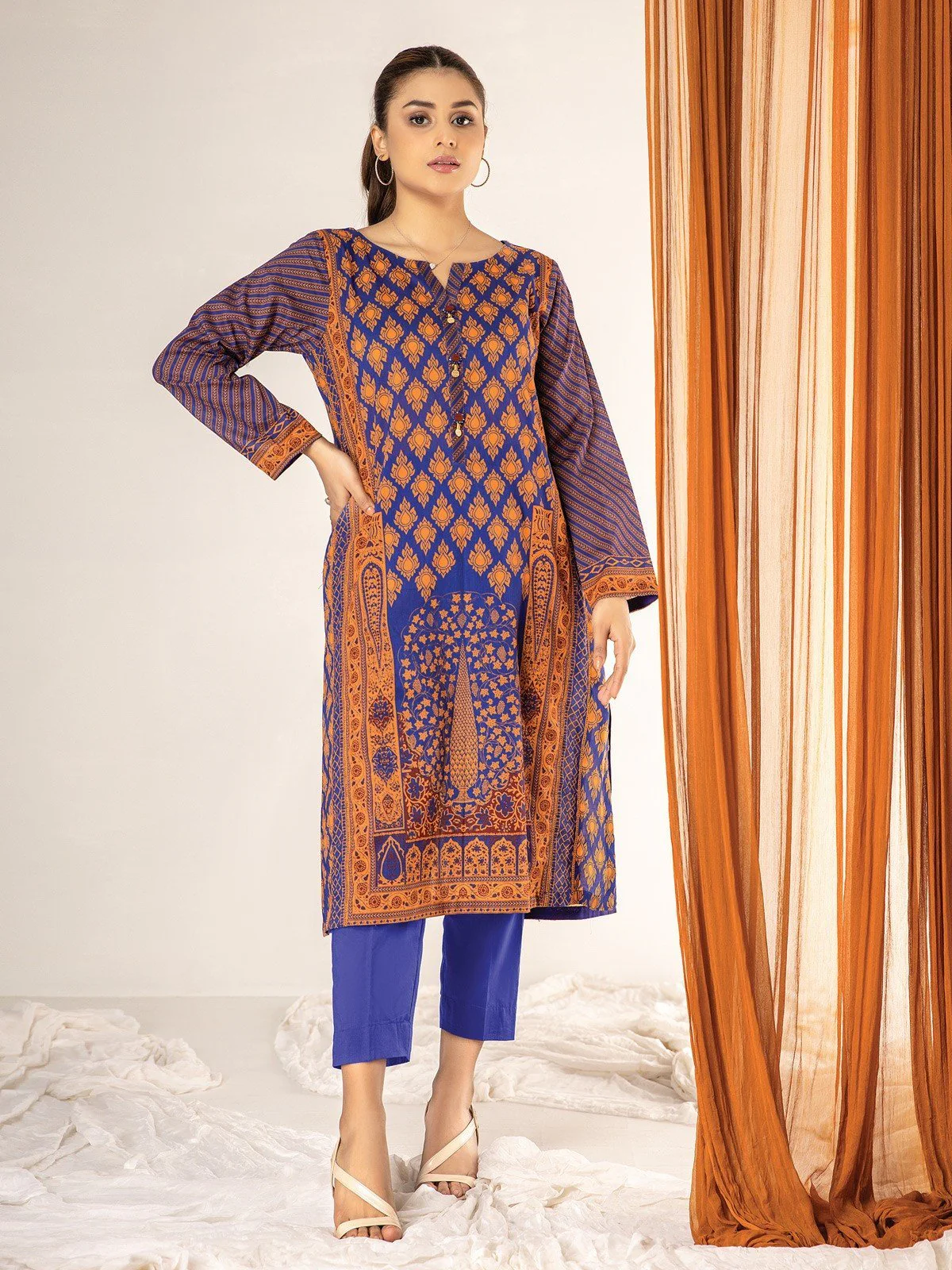 Printed Lawn Shirt Trouser - EWU21A1-20607