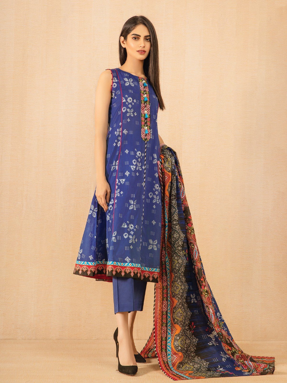 Printed Lawn Shirt Dupatta - EWU21A1-20644