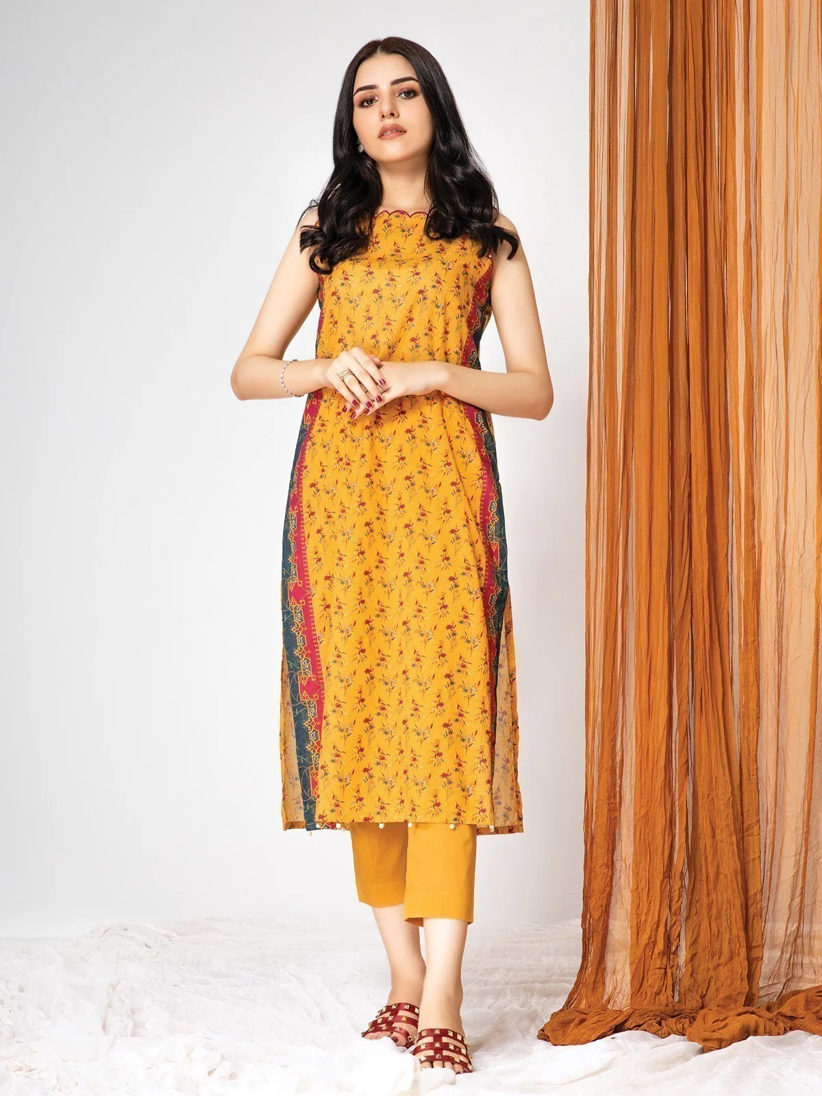 Printed Lawn Shirt - EWU21A1-20670