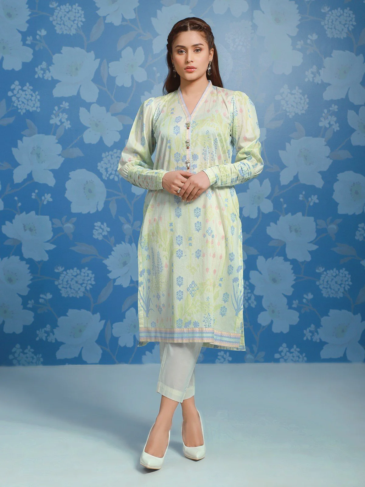 Printed Lawn Shirt Trouser - EWU21A1-20748