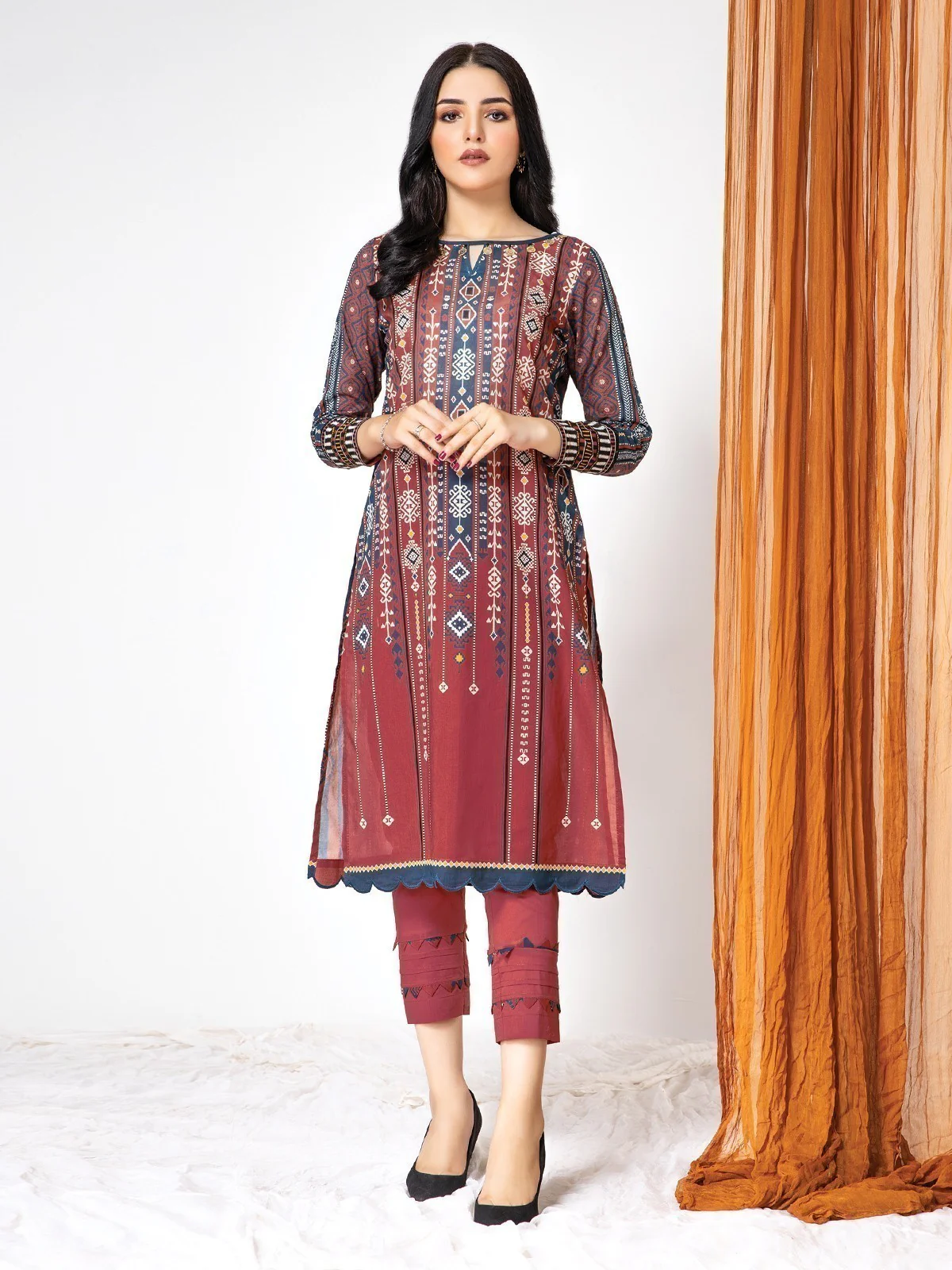 Printed Lawn Shirt Trouser - EWU21A1-20759