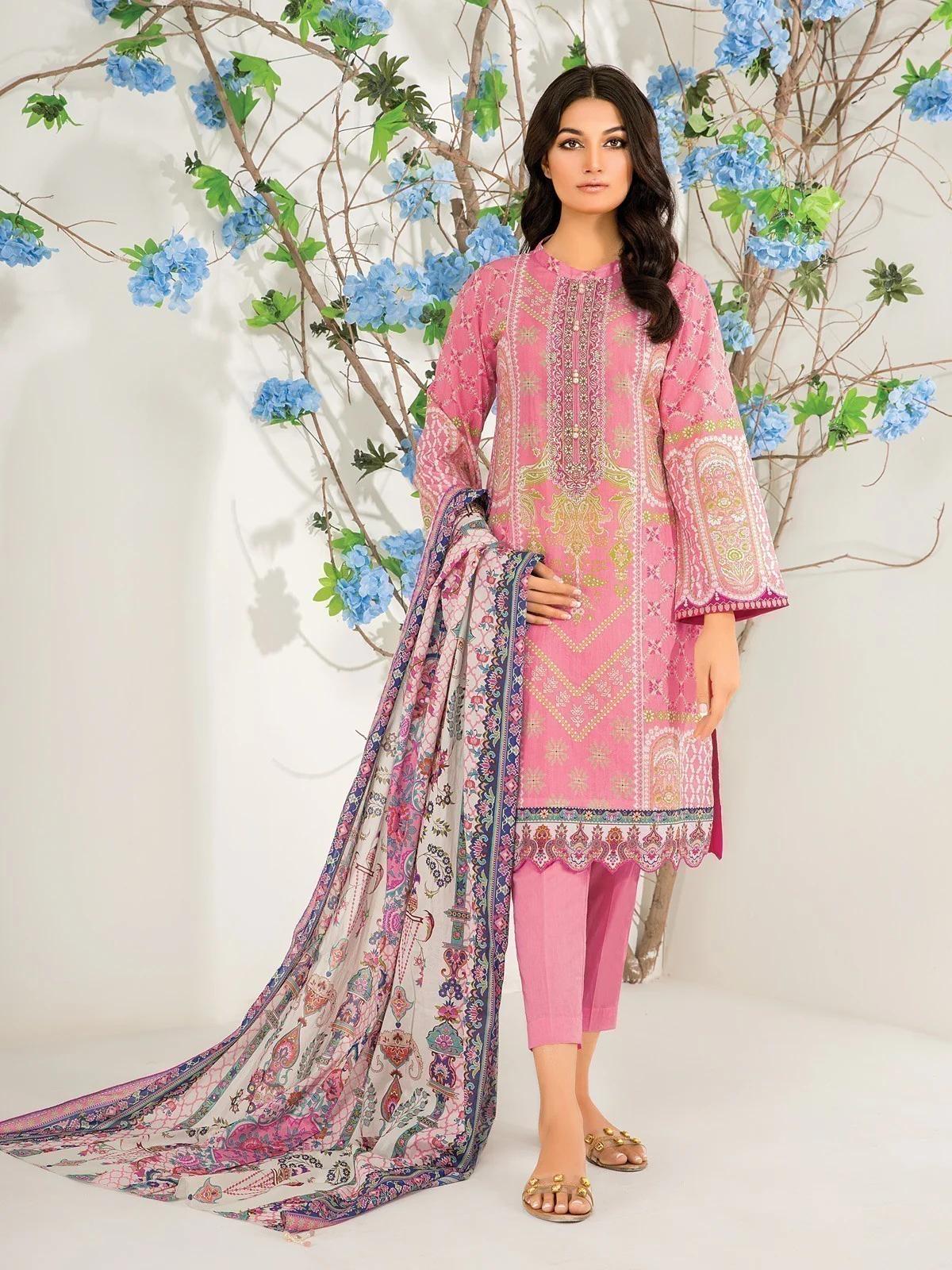 Embroidered Lawn Suit - EWU21V2-20415