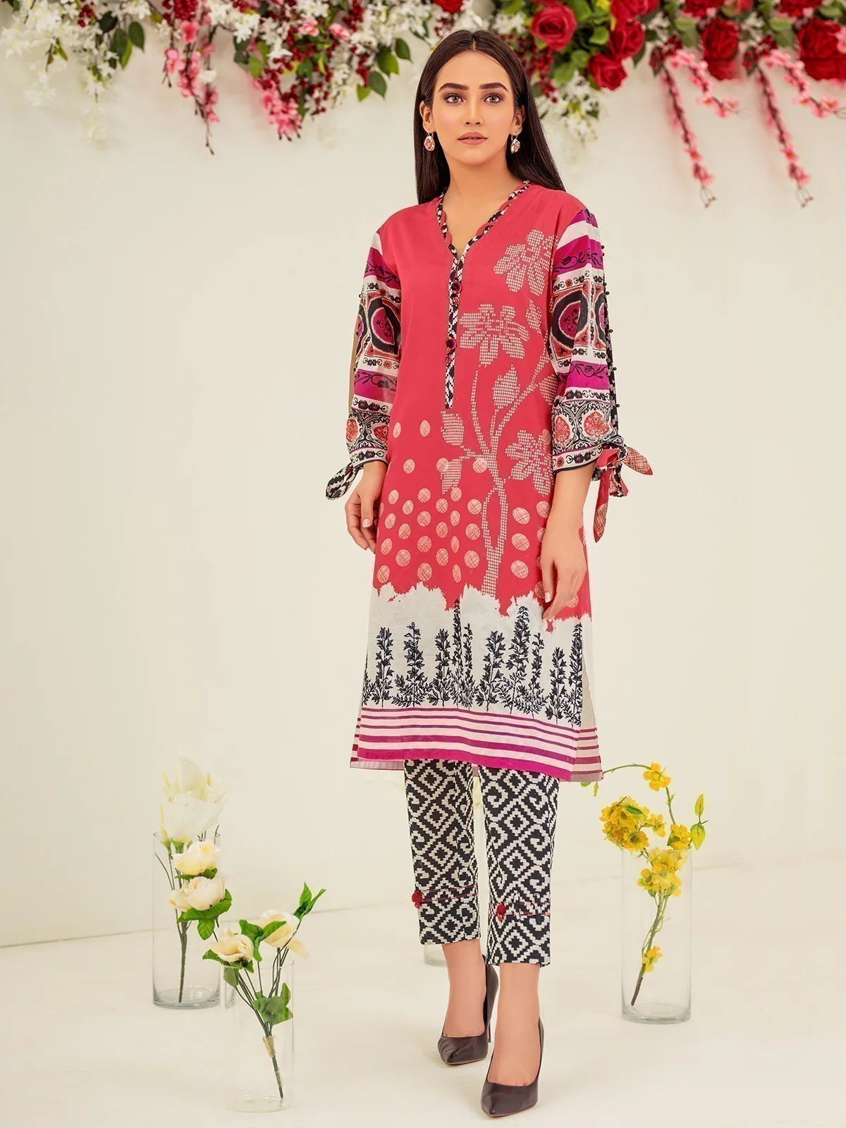 Embroidered Lawn Shirt Trouser - EWU21V2-20493