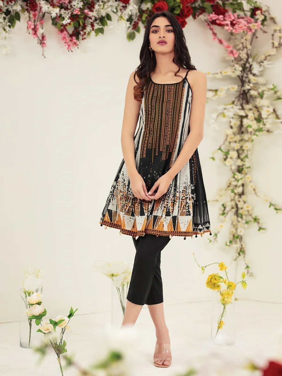 Embroidered Lawn Shirt - EWU21V2-20530