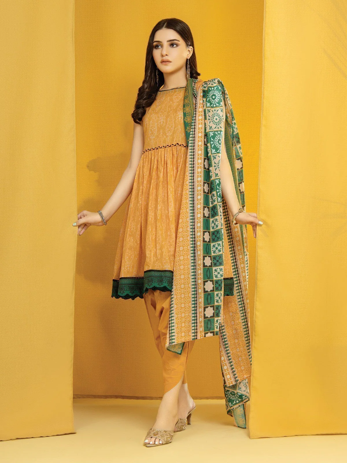 Printed Lawn Shirt Trouser - EWU22A1-23010ST