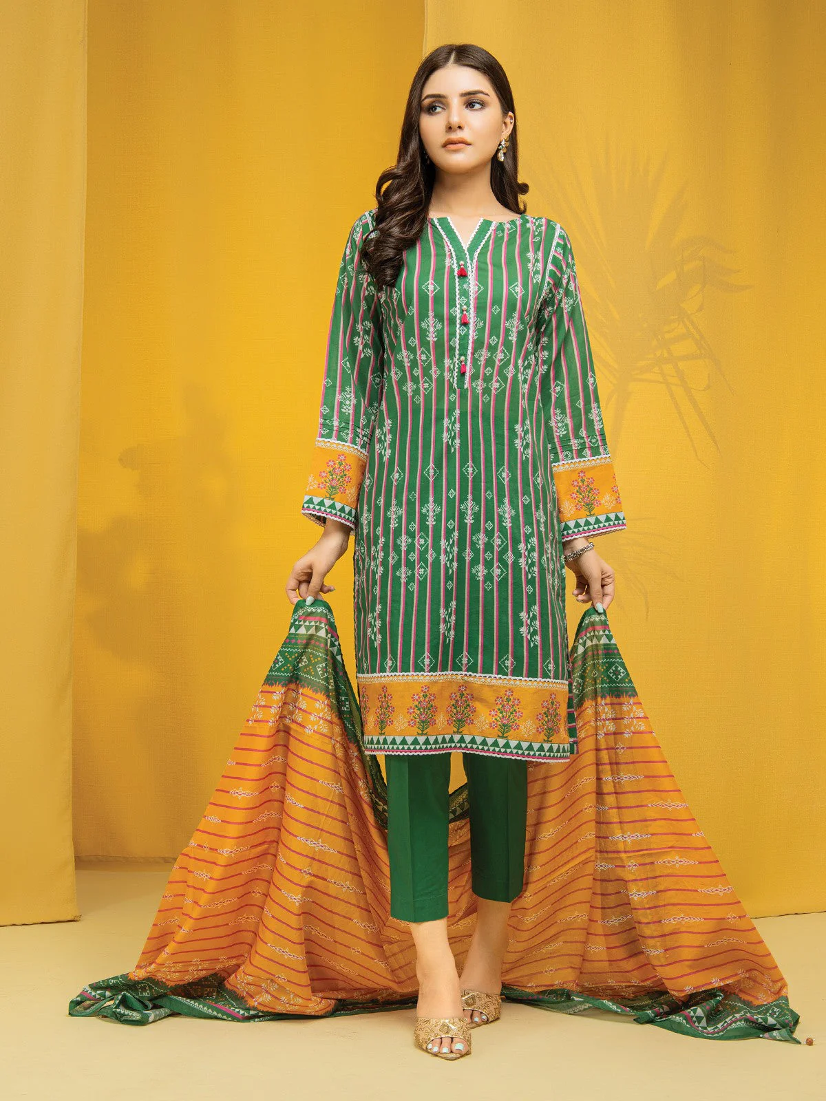 Printed Lawn Shirt - EWU22A1-23042S