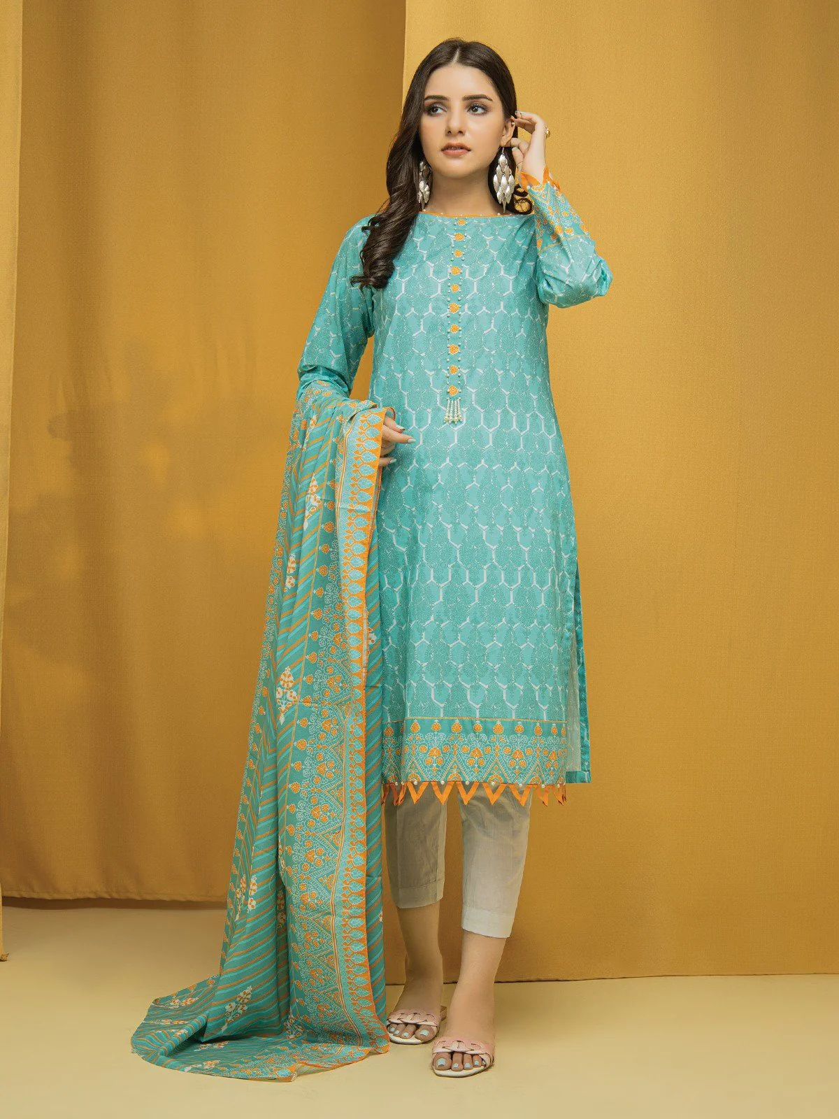 Printed Lawn Shirt - EWU22A1-23232S