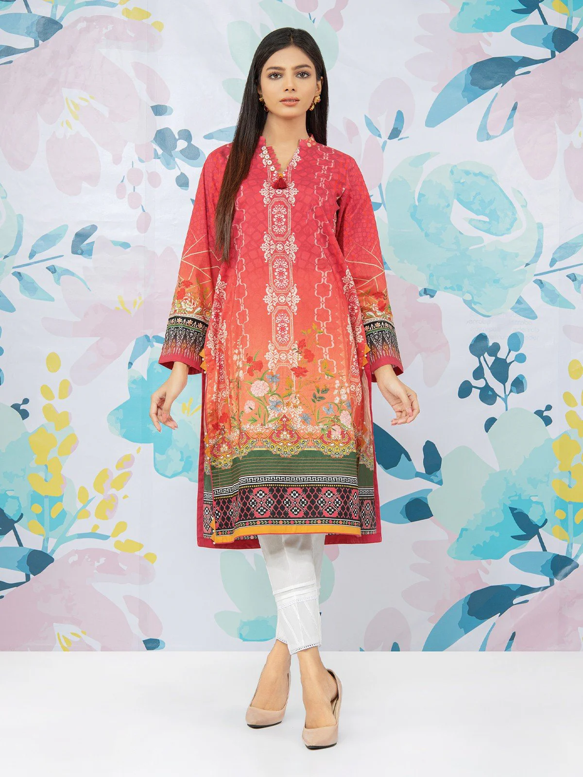 Printed Lawn Shirt - EWU22A1-23360
