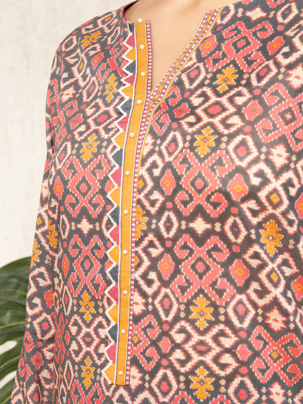 Printed Lawn Suit - EWU23A1-26014 - Image 2