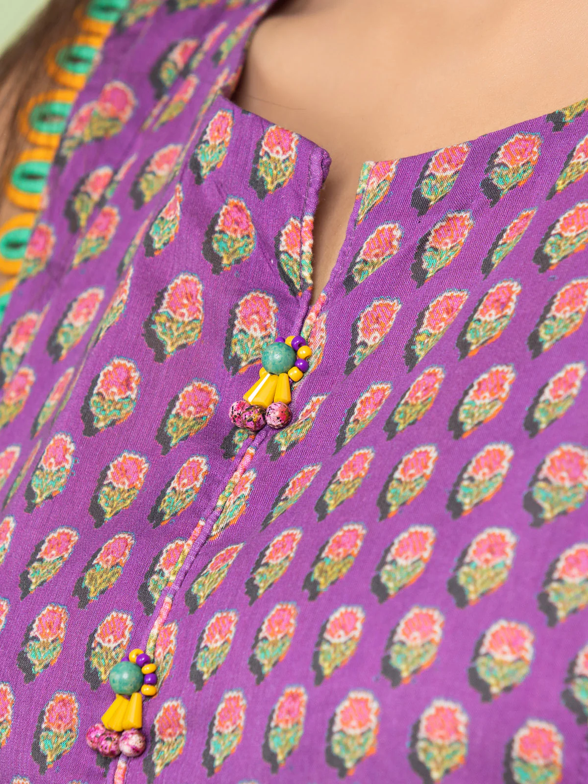Printed Lawn Suit - EWU23A1-26037 - Image 2
