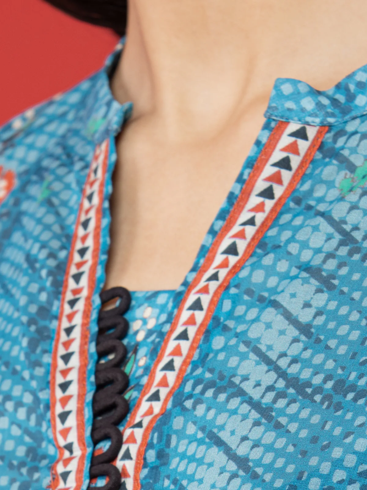 Printed Lawn Suit - EWU23A1-26191 - Image 2