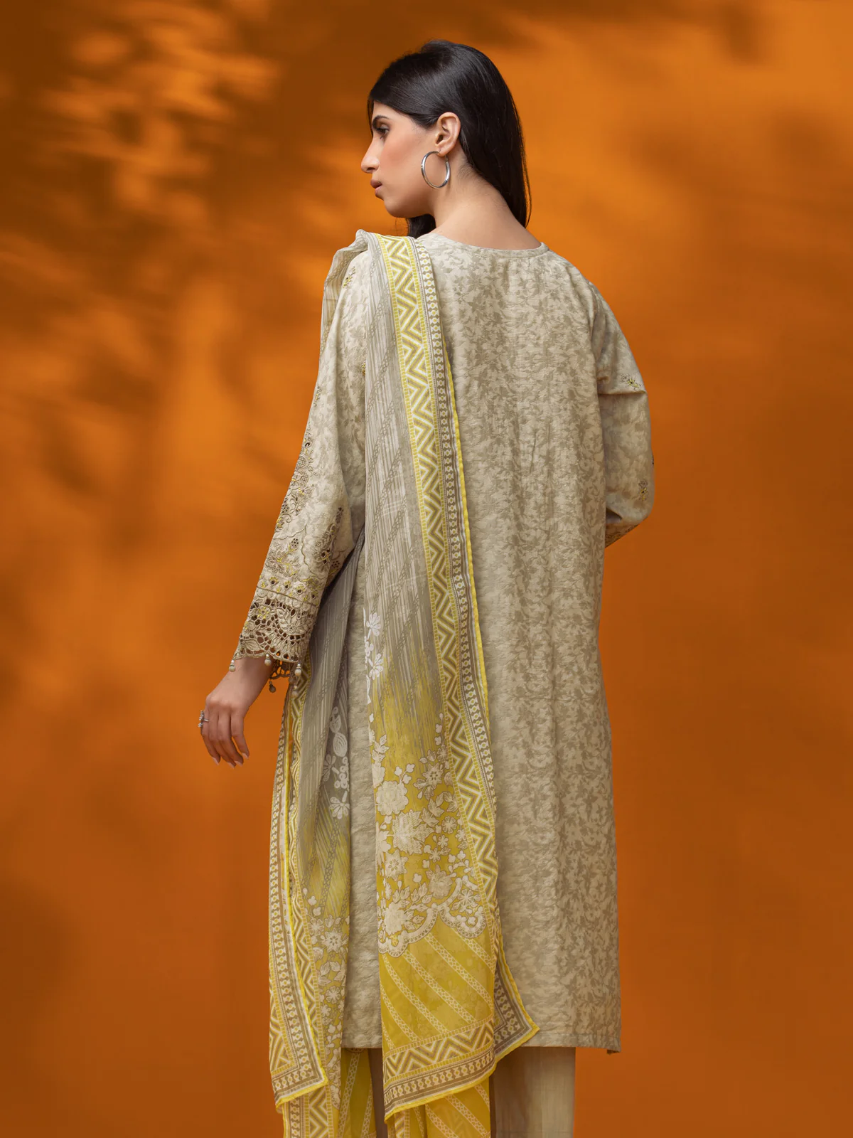 Embroidered Dobby Suit - EWU23V7-26630-3P - Image 8