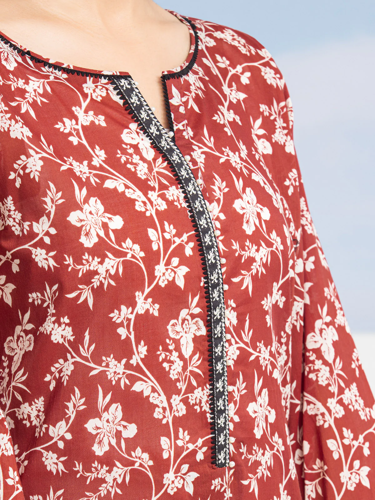 Printed Lawn Suit - EWU24A1-28047-3P - Image 4