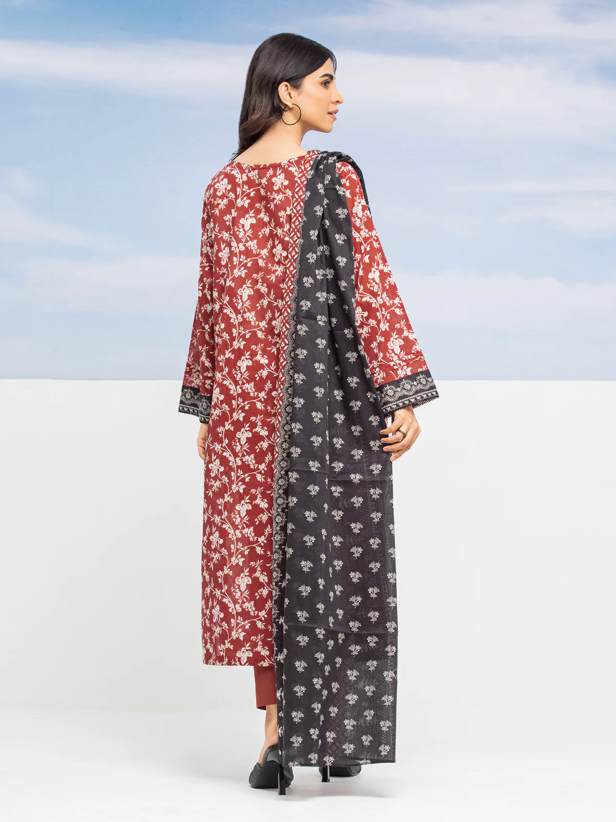 Printed Lawn Suit - EWU24A1-28047-3P - Image 7