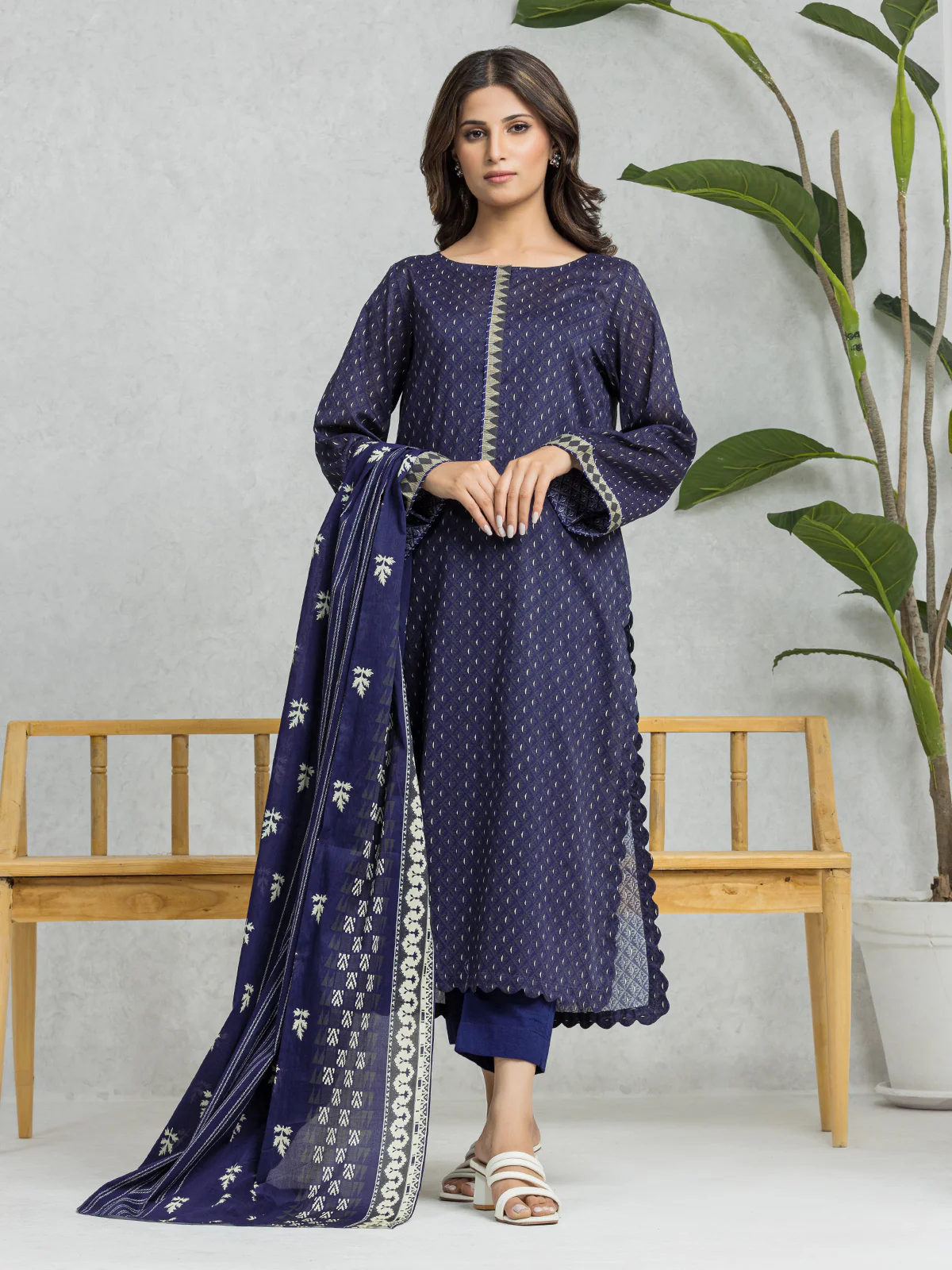Printed Lawn Suit - EWU24A1-28095-3P