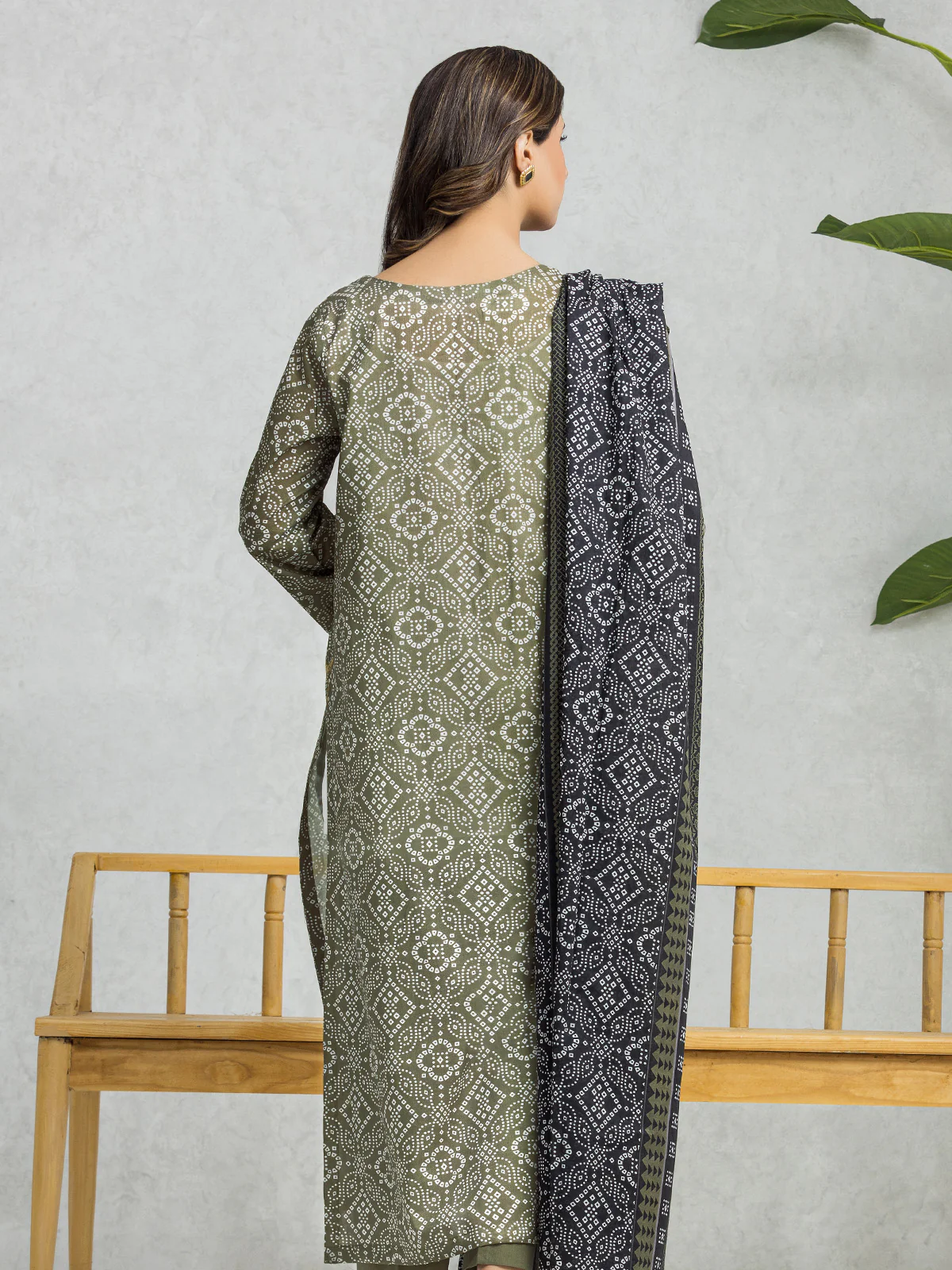 Printed Lawn Suit - EWU24A1-28125-3P - Image 4
