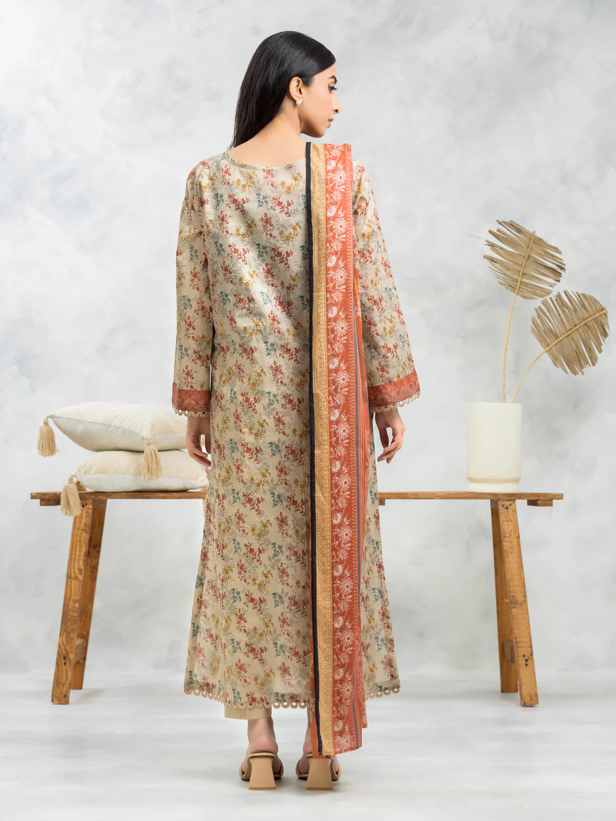 Printed Lawn Suit - EWU24A1-28276-3P - Image 2
