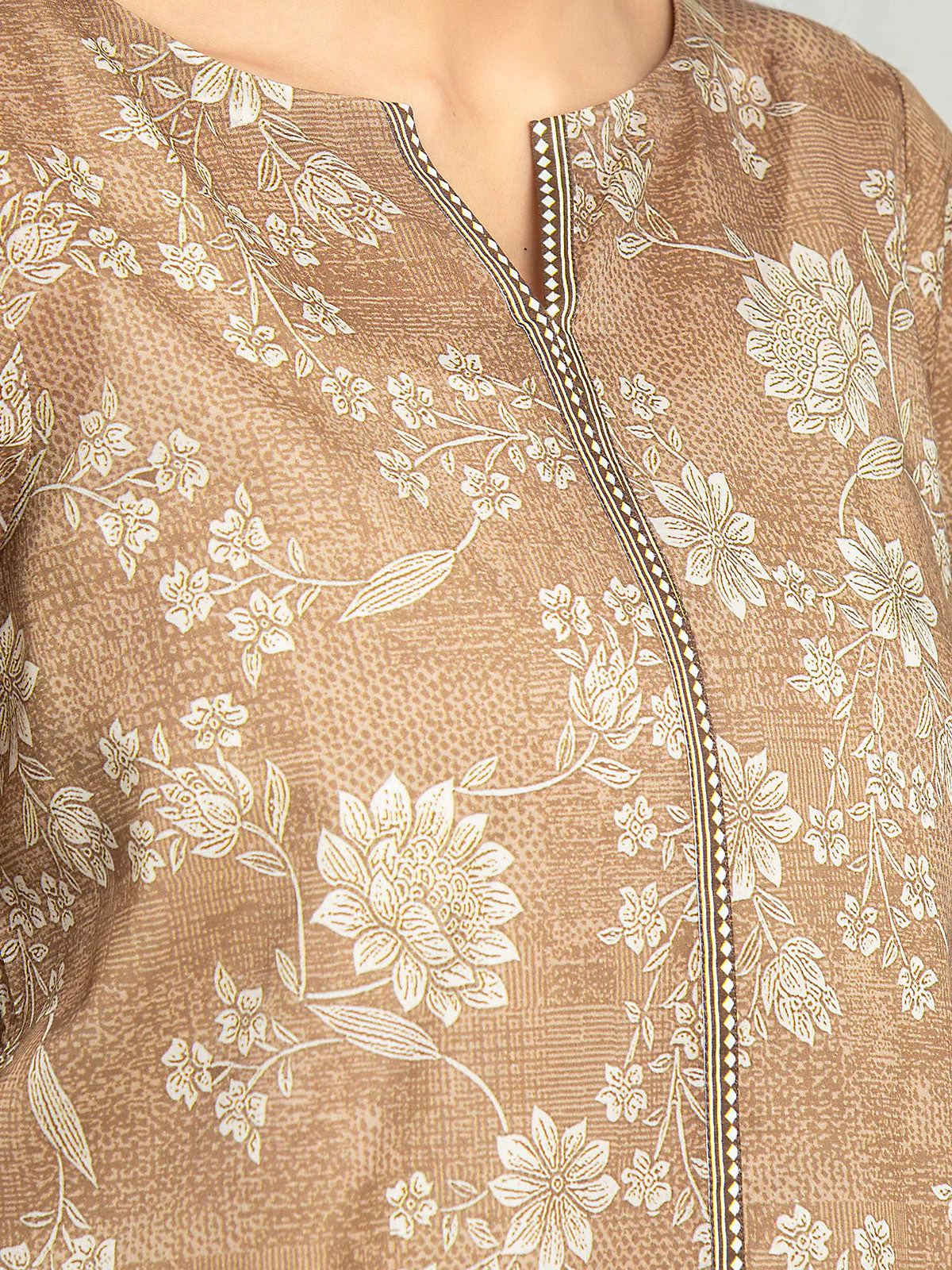 Printed Lawn Suit - EWU24A1-28319-3P - Image 3