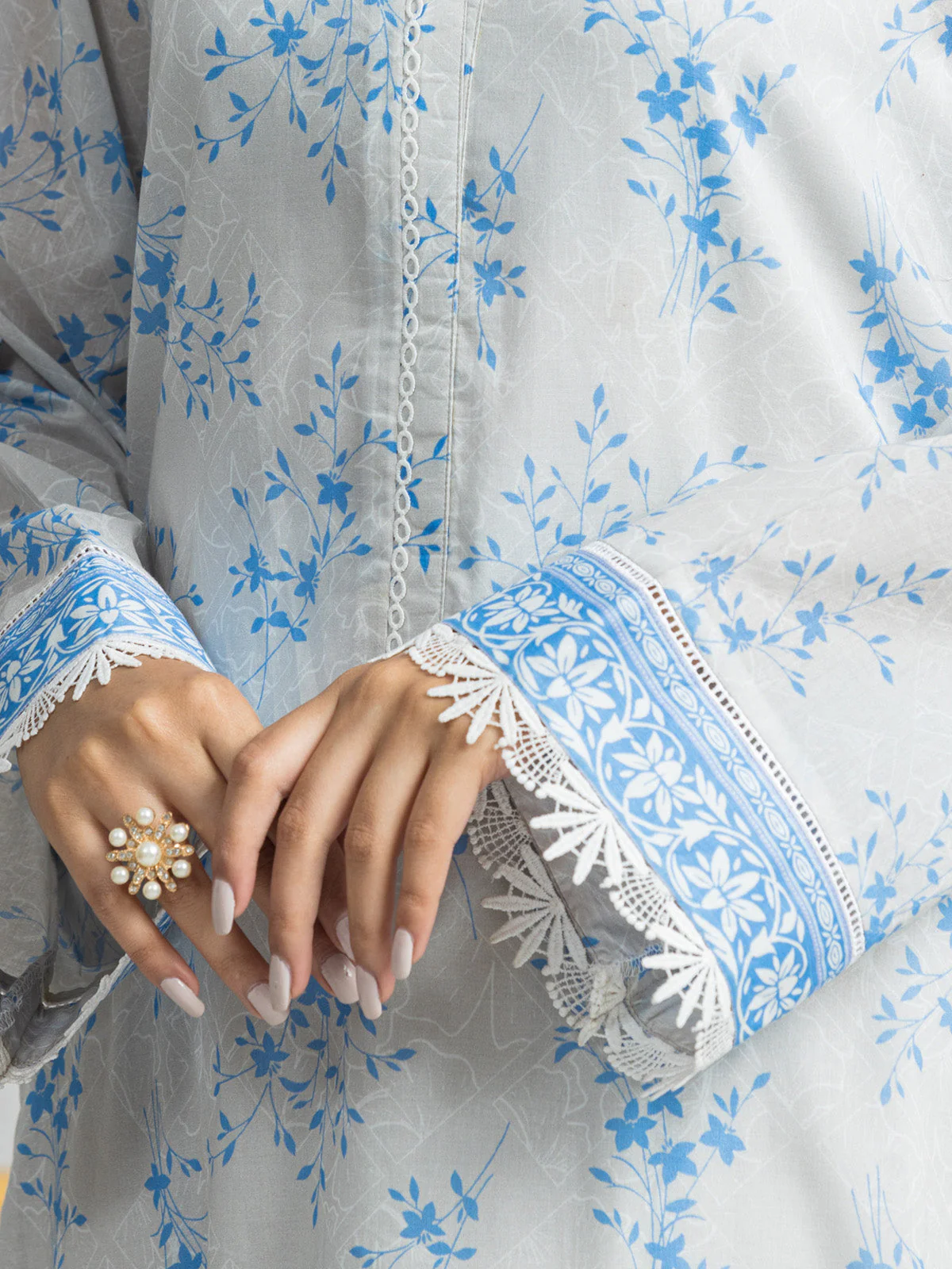 Printed Lawn Suit - EWU24A1-28441-3P - Image 4