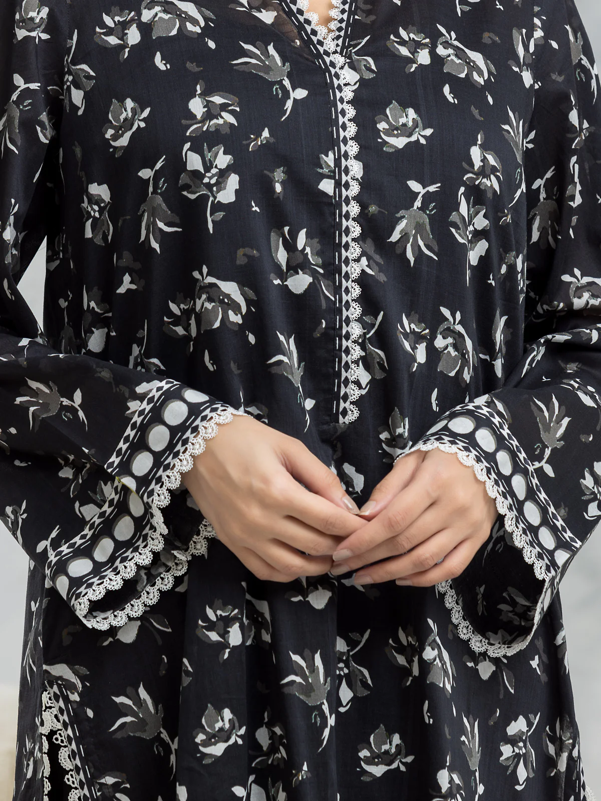 Printed Lawn Suit - EWU24A1-28508-3P - Image 6