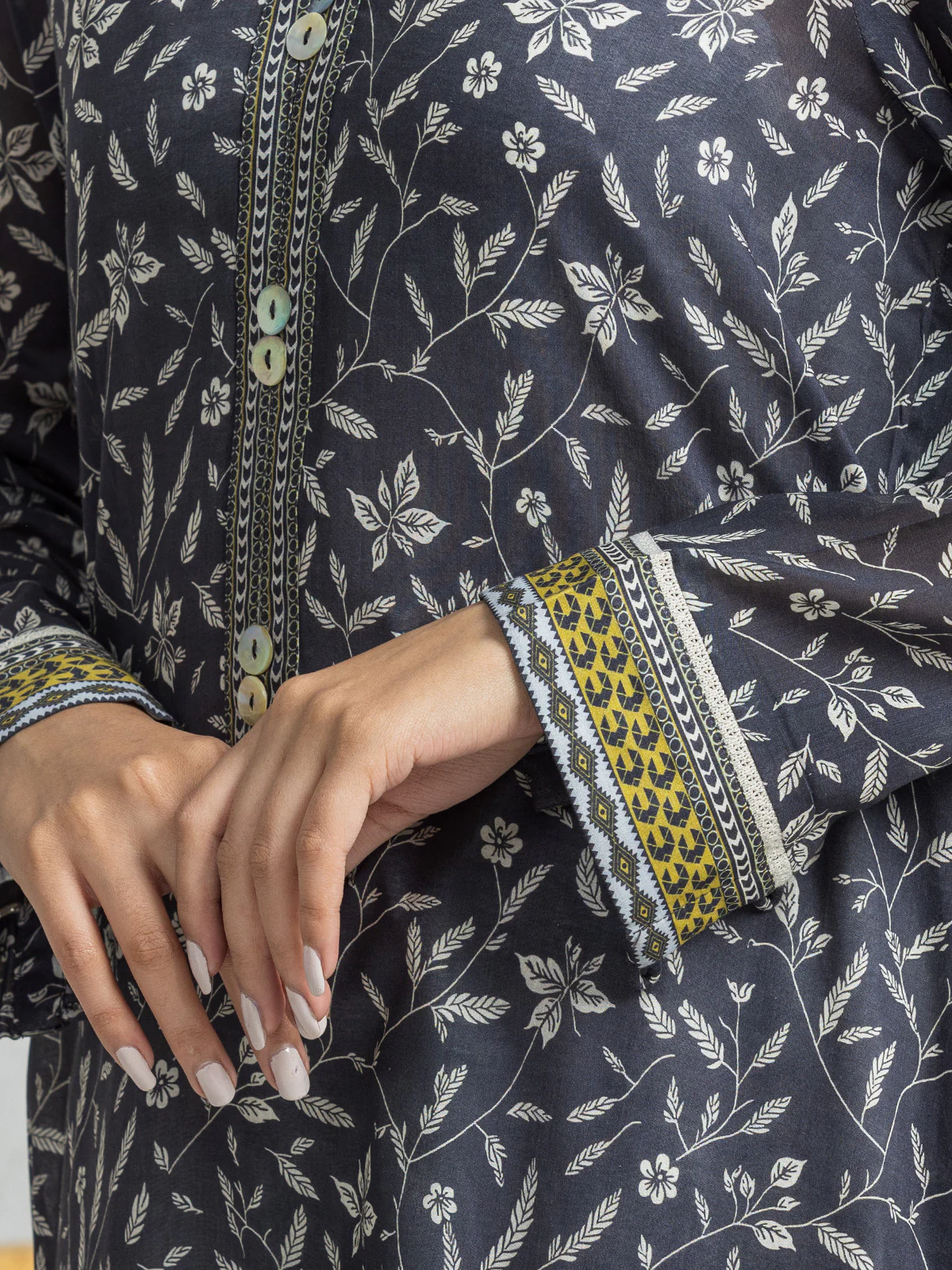 Printed Lawn Suit - EWU24A1-28566-3P - Image 4