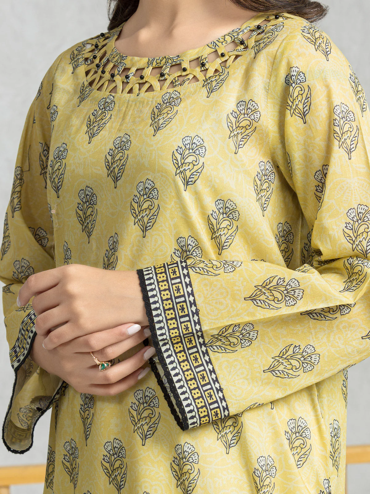 Printed Lawn Suit - EWU24A1-28580-3P - Image 4
