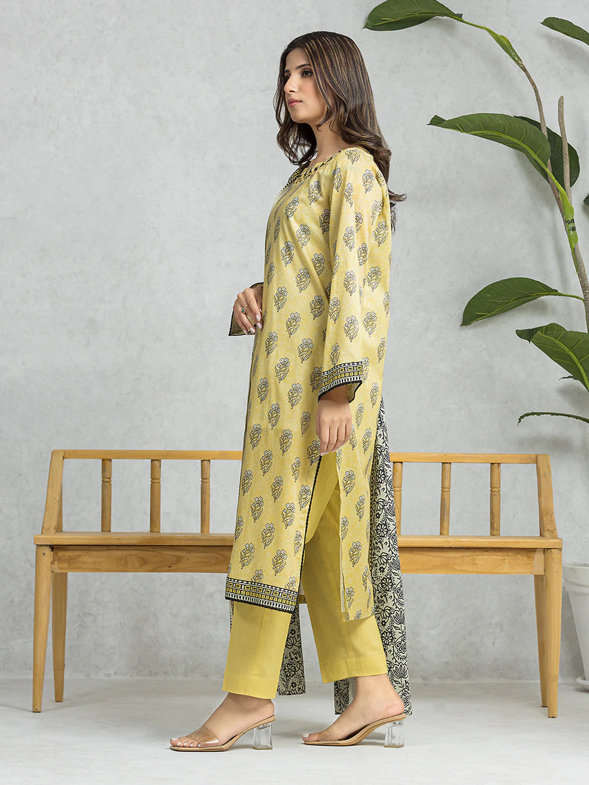 Printed Lawn Suit - EWU24A1-28580-3P - Image 5