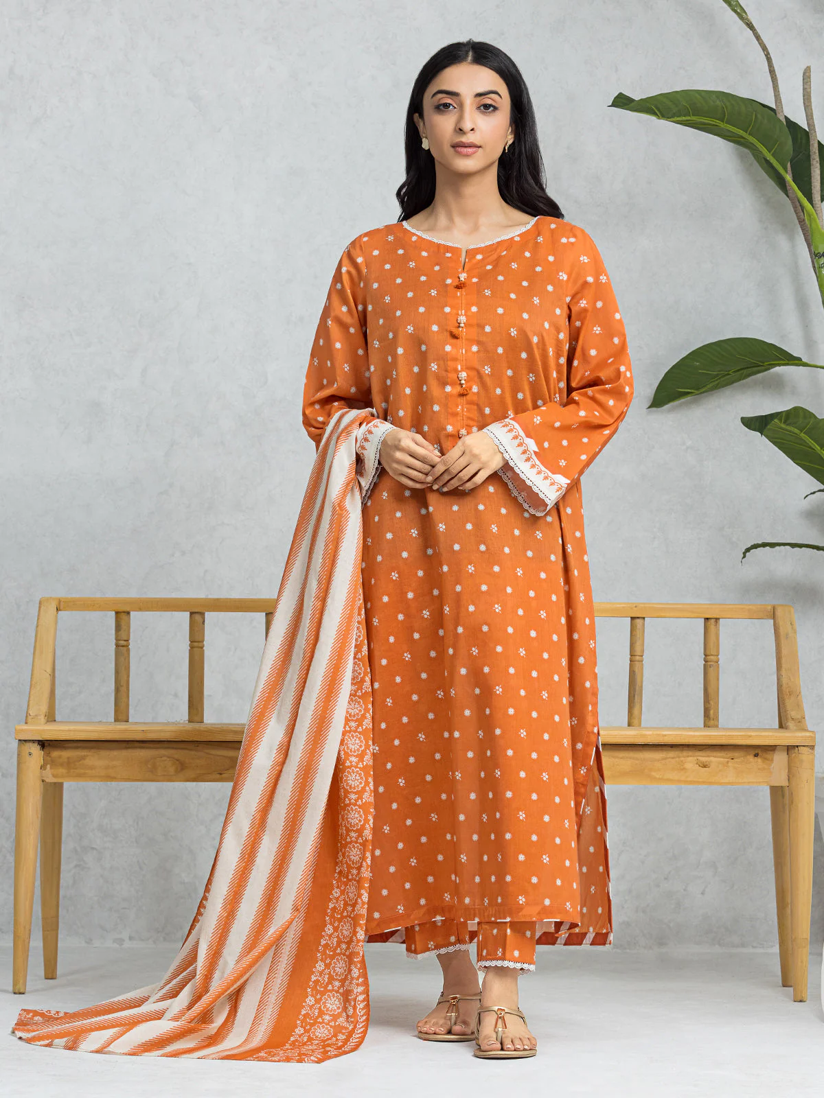 Printed Lawn Suit - EWU24A1-29011-3P