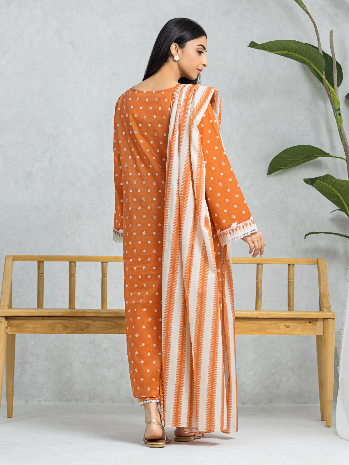 Printed Lawn Suit - EWU24A1-29011-3P - Image 4