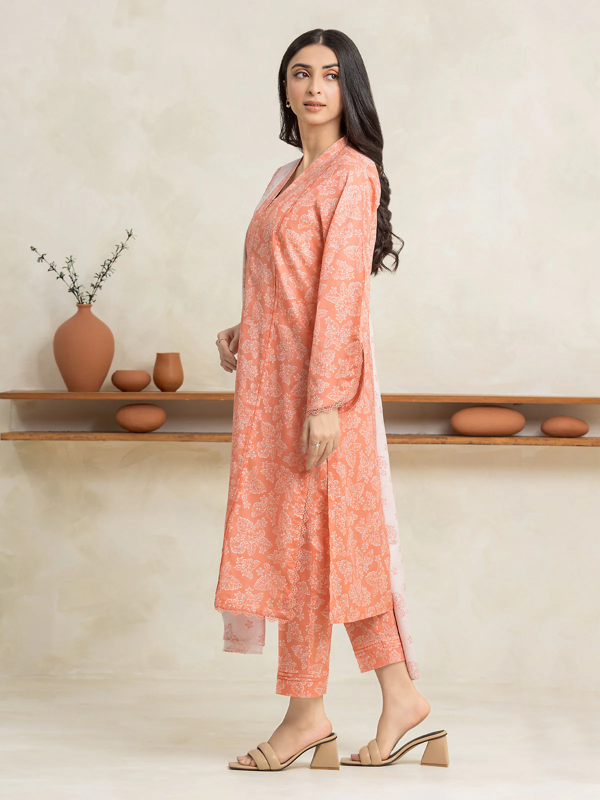 Printed Lawn Suit - EWU24A1-29017-3P - Image 2