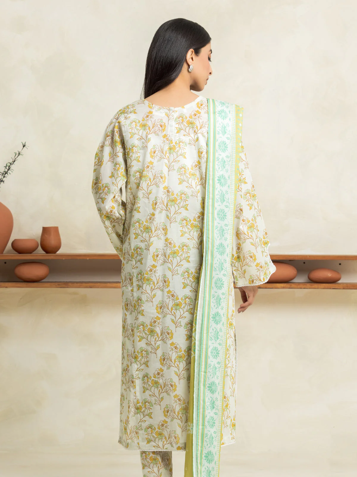 Printed Lawn Suit - EWU24A1-29022-3P - Image 5