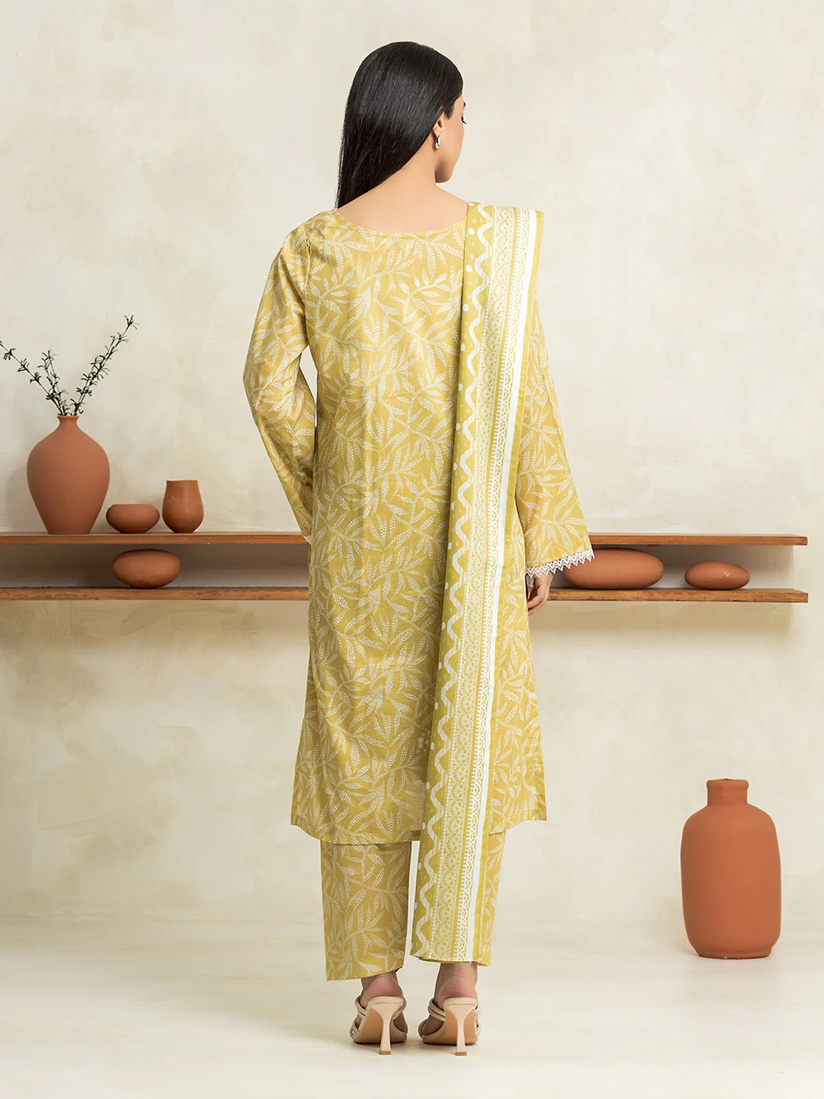 Printed Lawn Suit - EWU24A1-29027-3P - Image 5