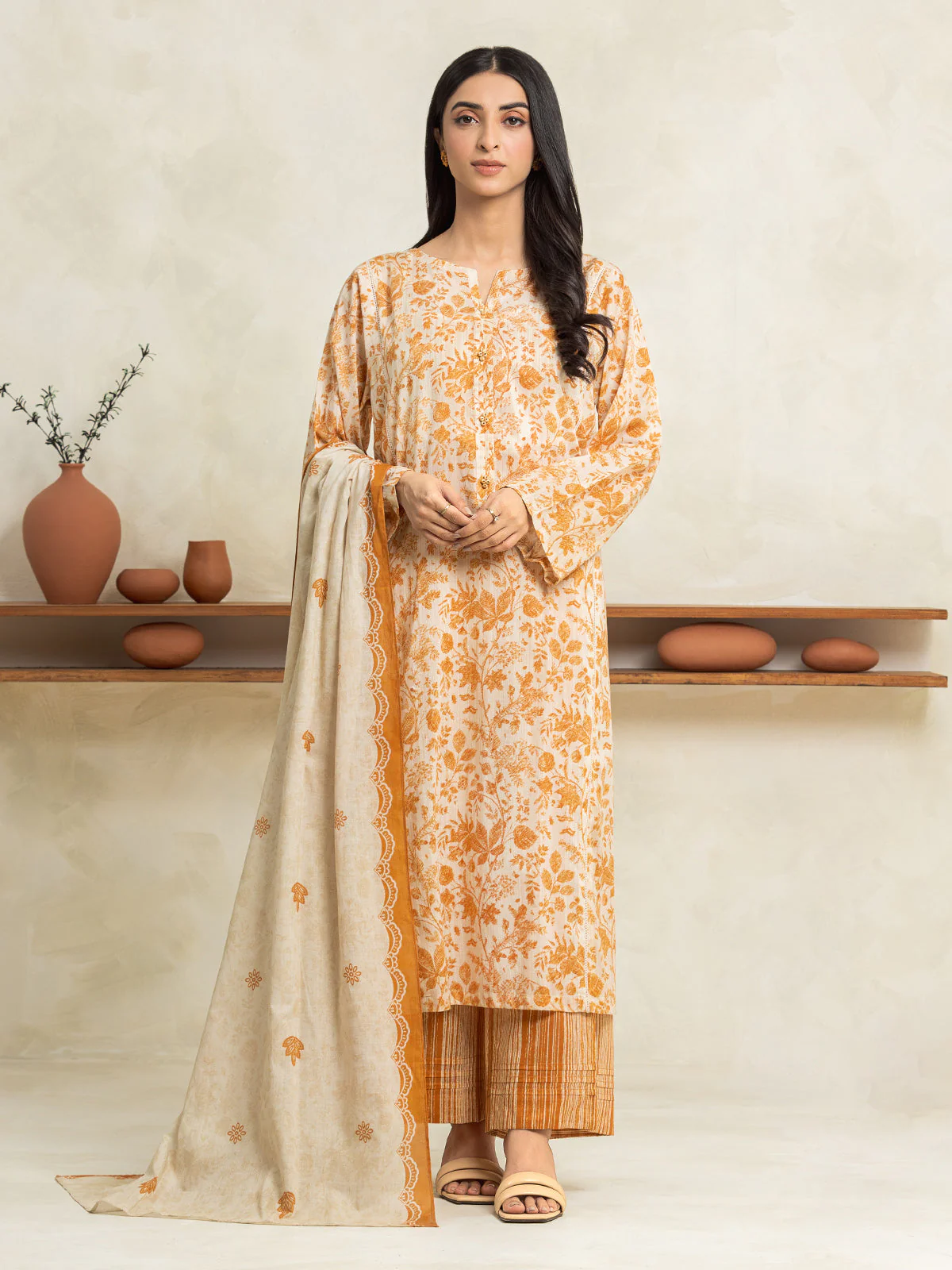 Printed Lawn Suit - EWU24A1-29028-3P