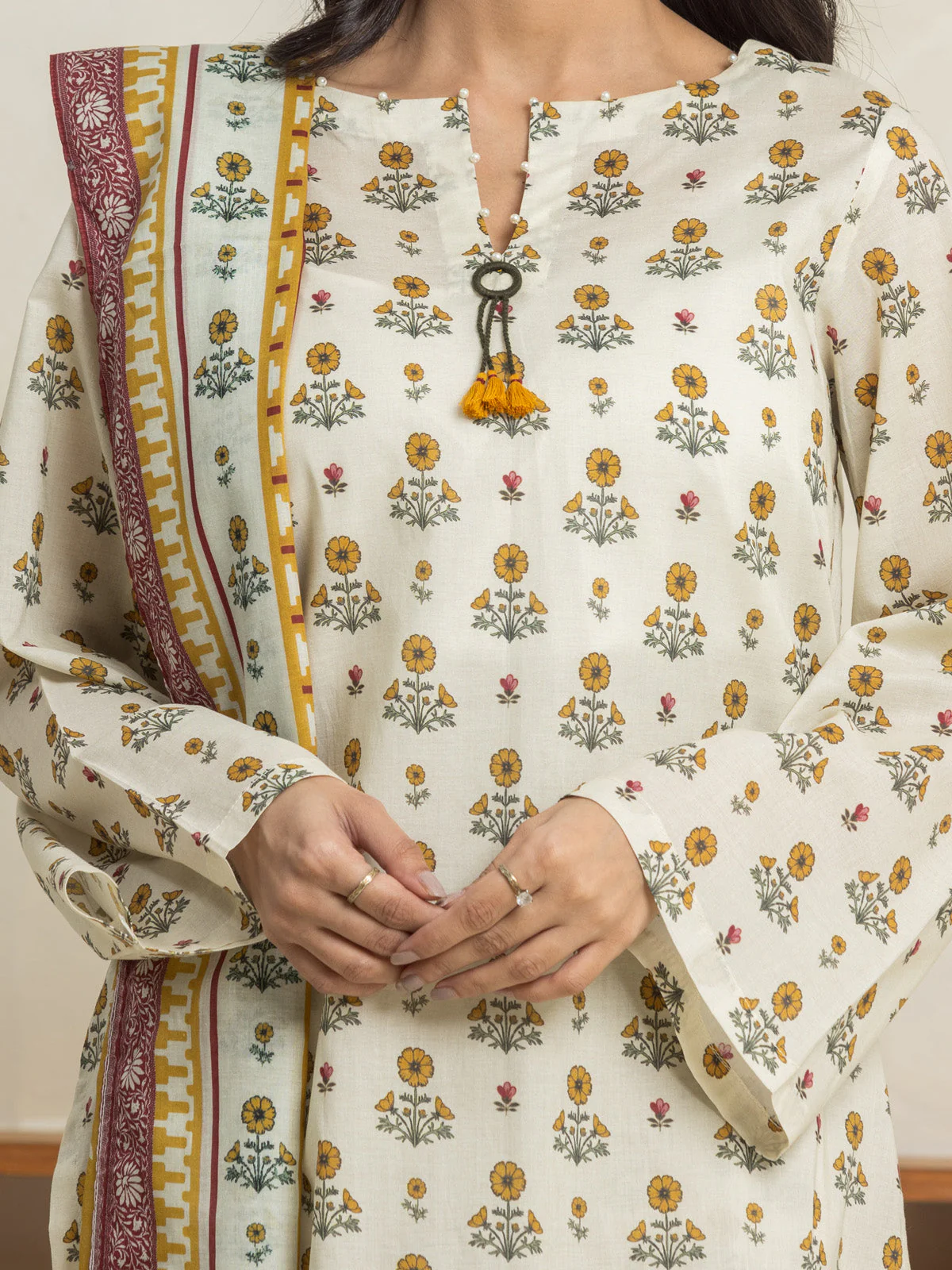 Printed Lawn Suit - EWU24A1-29030-3P - Image 2