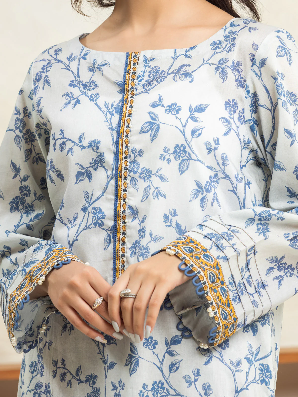 Printed Lawn Suit - EWU24A1-29032-3P - Image 3